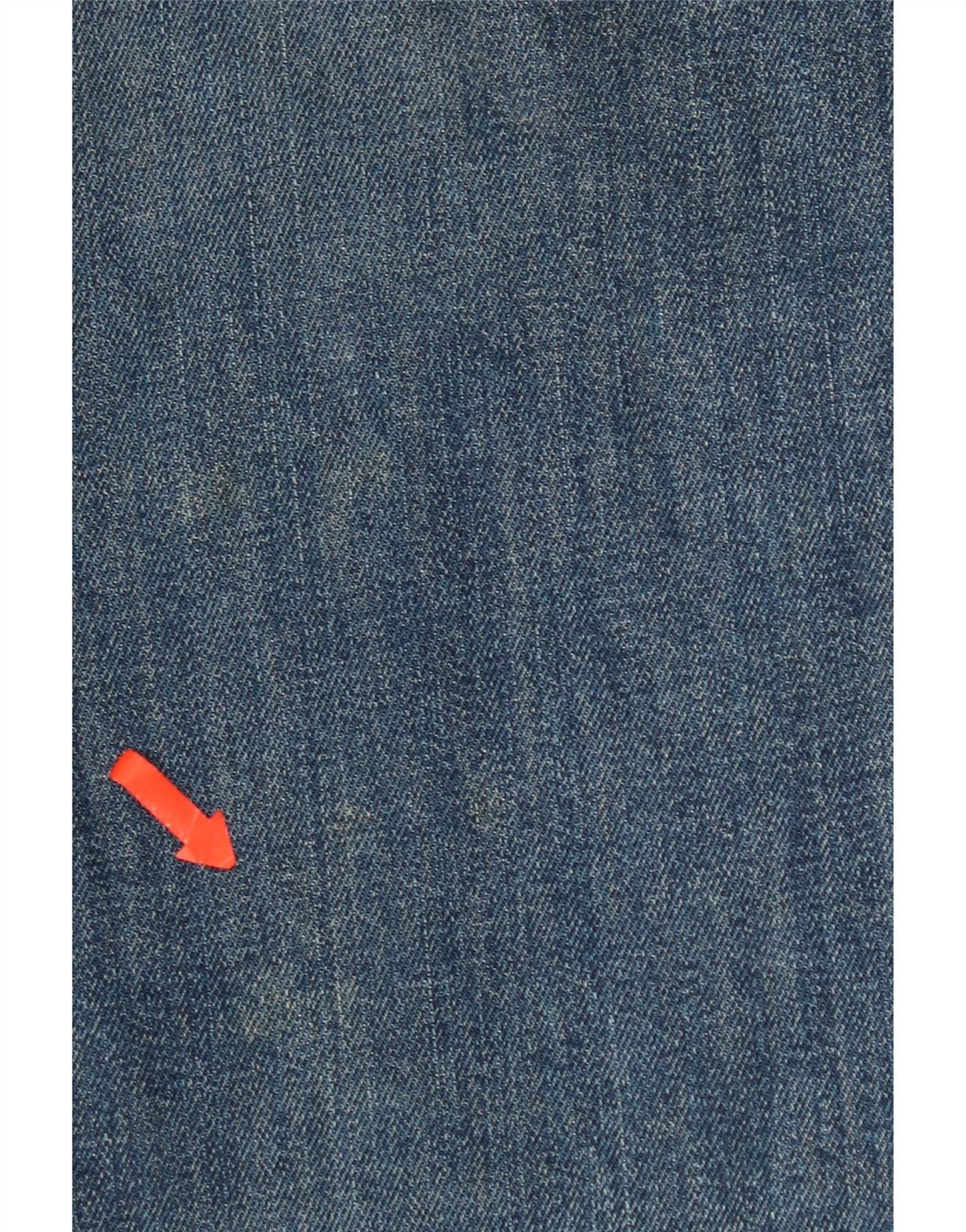 Prada Womens Skinny Jeans W26 L32 Navy Blue Cotton Size 42" / US 20 - 3 Thumbnail