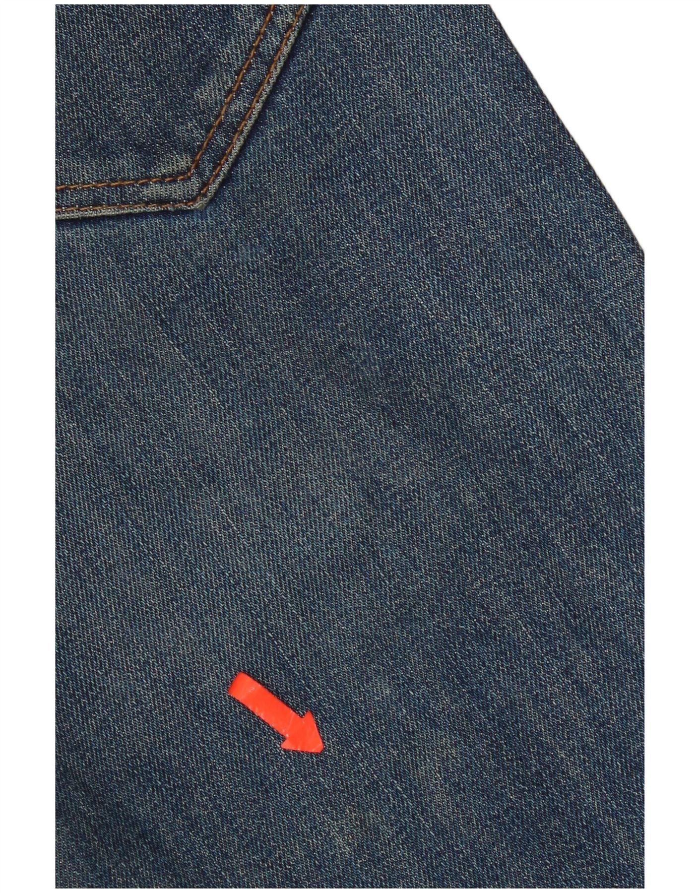 Prada Womens Skinny Jeans W26 L32 Navy Blue Cotton Size 42" / US 20 - 4 Thumbnail