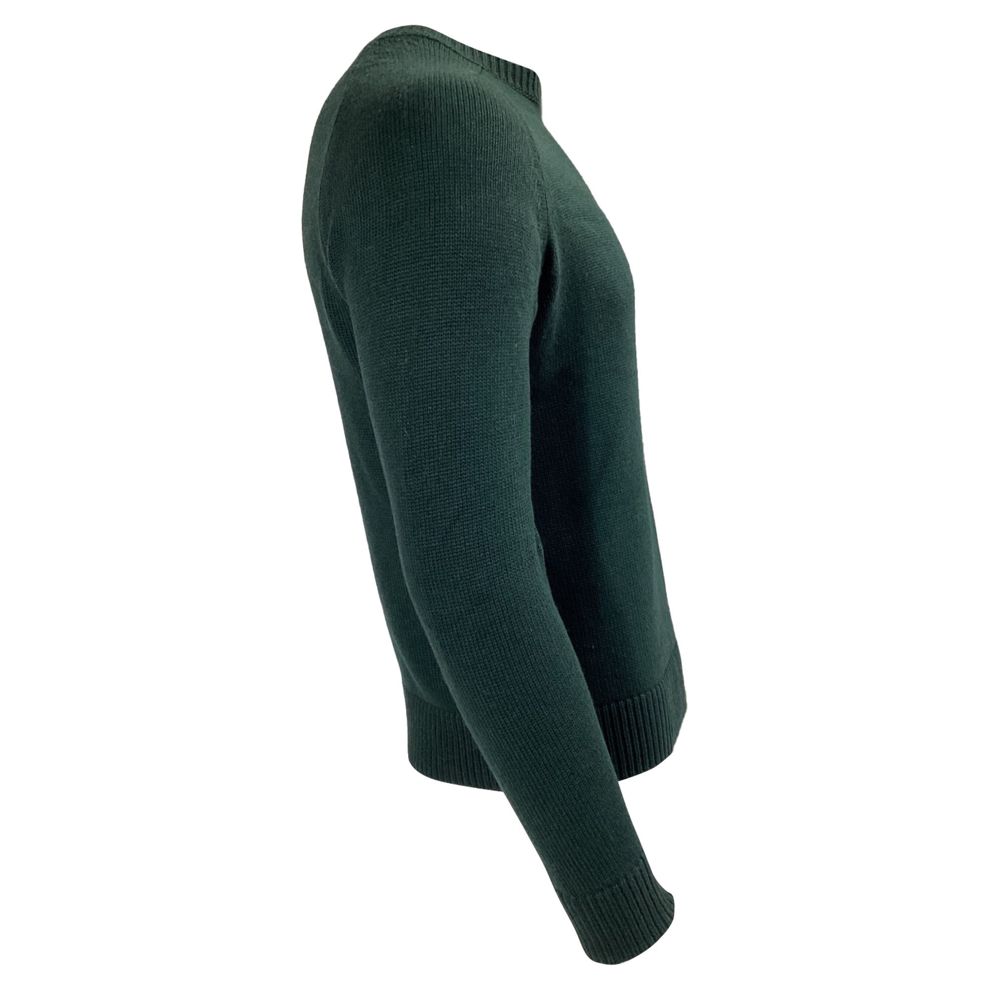 A.P.C. A.P.C. Crewneck Jumper in Green Wool Size US M / EU 48-50 / 2 - 5 Thumbnail