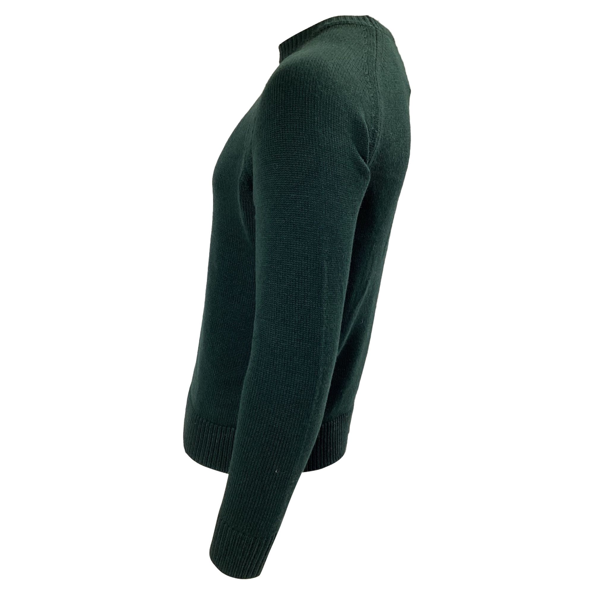 A.P.C. A.P.C. Crewneck Jumper in Green Wool Size US M / EU 48-50 / 2 - 3 Thumbnail