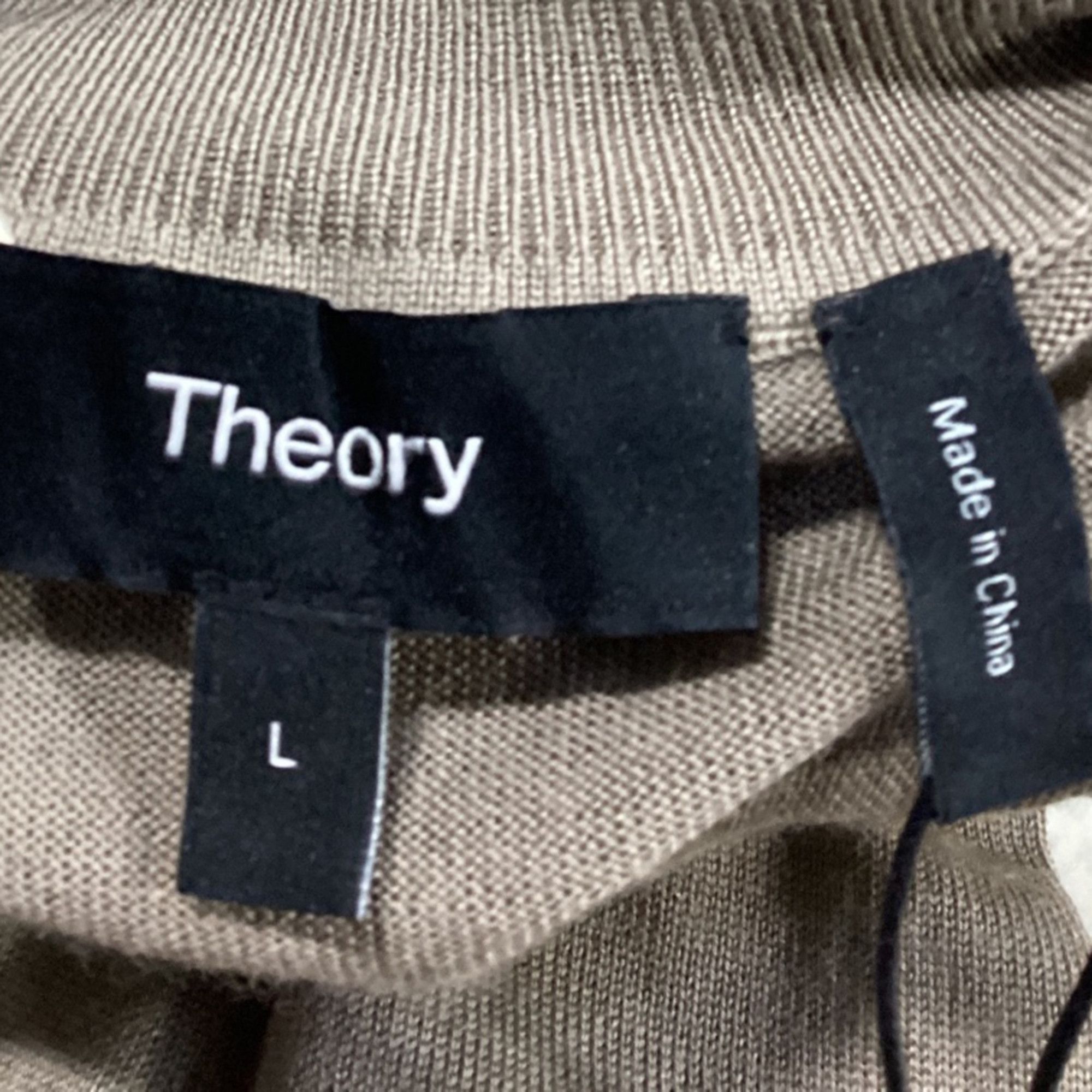 Theory Theory Turtleneck Sweater in Beige Wool Size US L / EU 52-54 / 3 - 5 Thumbnail