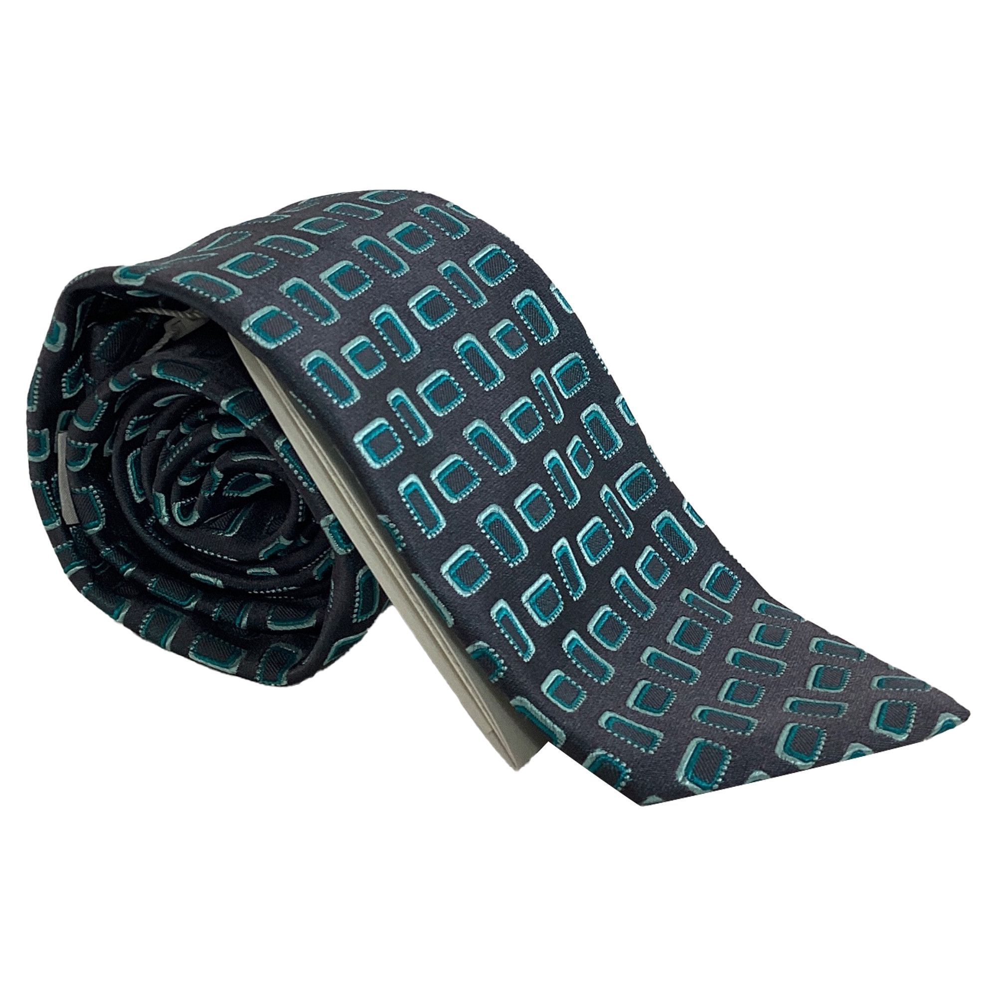 Armani Armani Collezioni Printed Tie in Multicolor Silk Size ONE SIZE - 6 Thumbnail