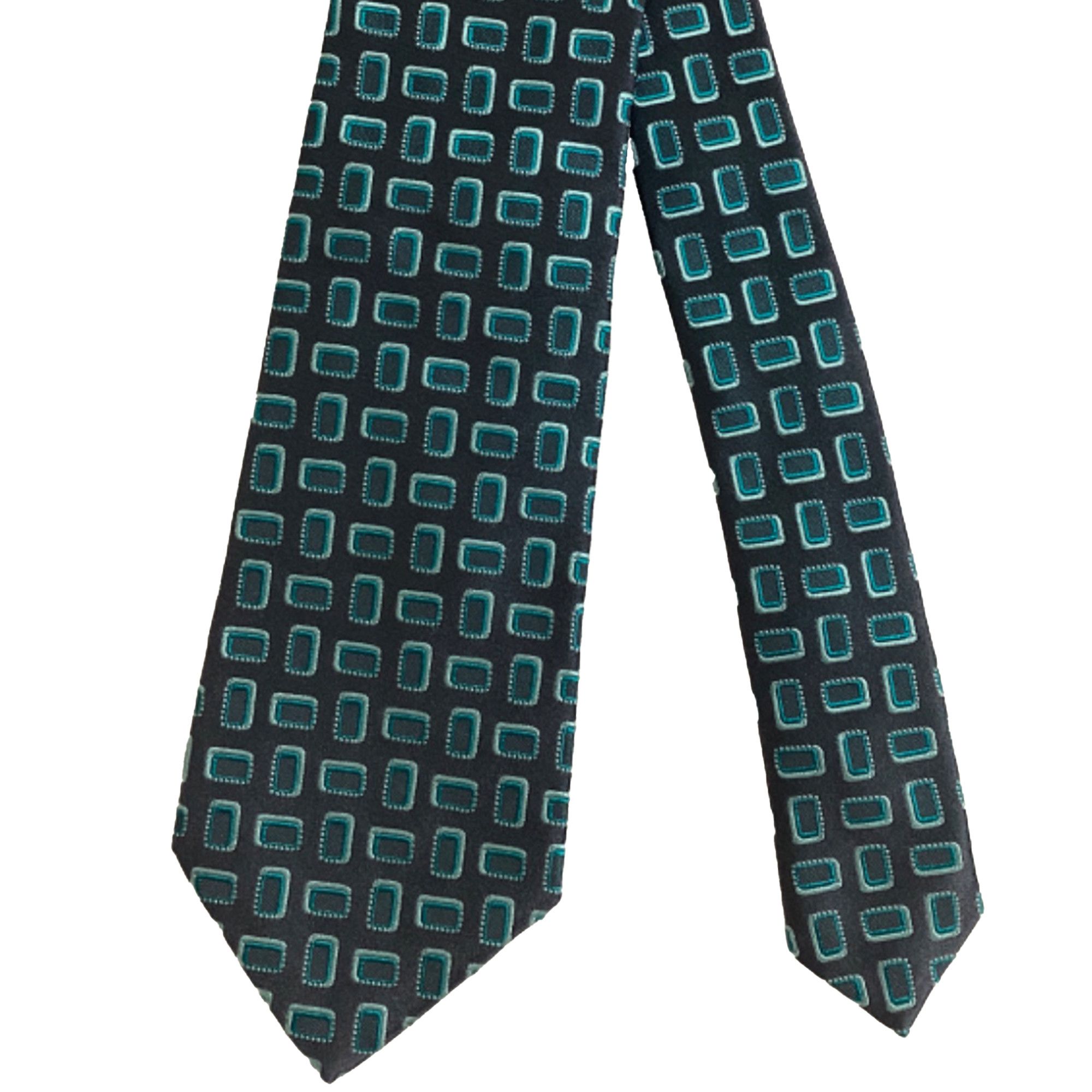Armani Armani Collezioni Printed Tie in Multicolor Silk Size ONE SIZE - 2 Thumbnail