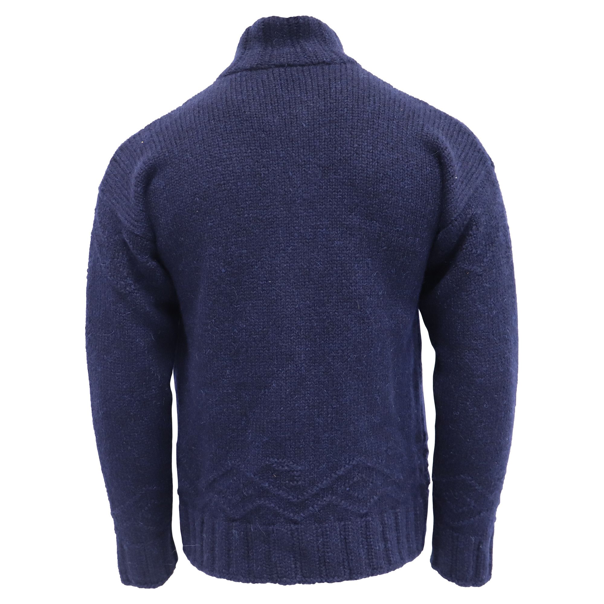 Etro Etro Knitted Zipped Cardigan in Navy Blue Cashmere Size US XXL / EU 58 / 5 - 4 Thumbnail
