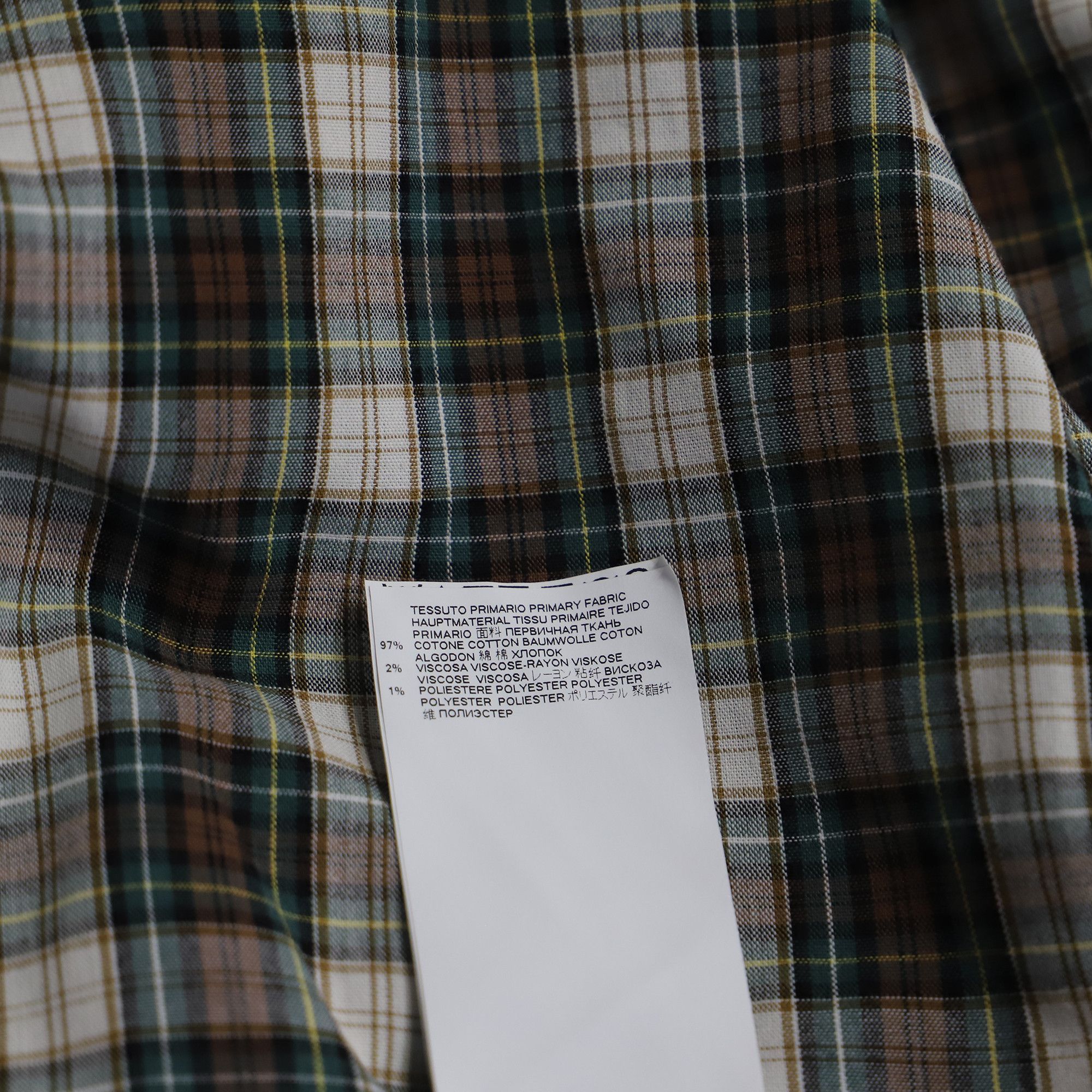 Dsquared2 Dsquared2 Plaid Long Sleeve Shirt in Multicolor Cotton Size US XL / EU 56 / 4 - 6 Thumbnail