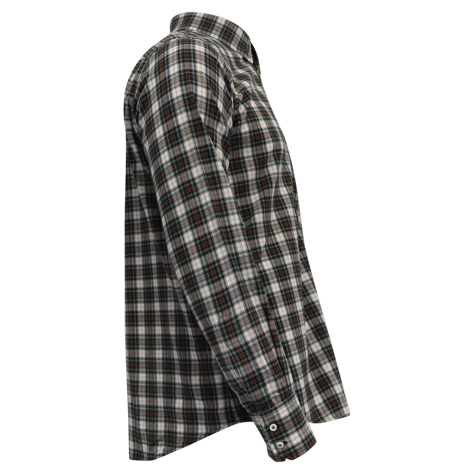 Dsquared2 Dsquared2 Plaid Long Sleeve Shirt in Multicolor Cotton Size US XL / EU 56 / 4 - 2 Thumbnail
