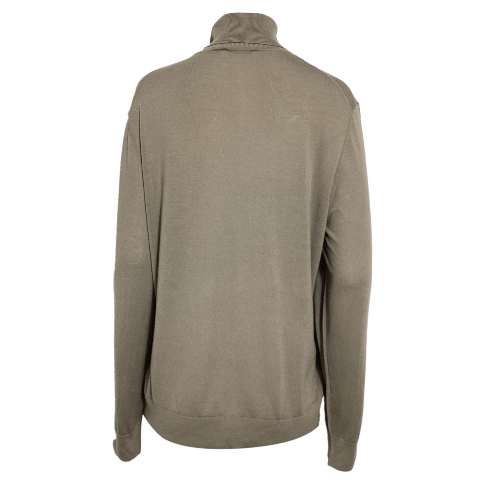 Theory Theory Turtleneck Sweater in Beige Wool Size US L / EU 52-54 / 3 - 2 Thumbnail