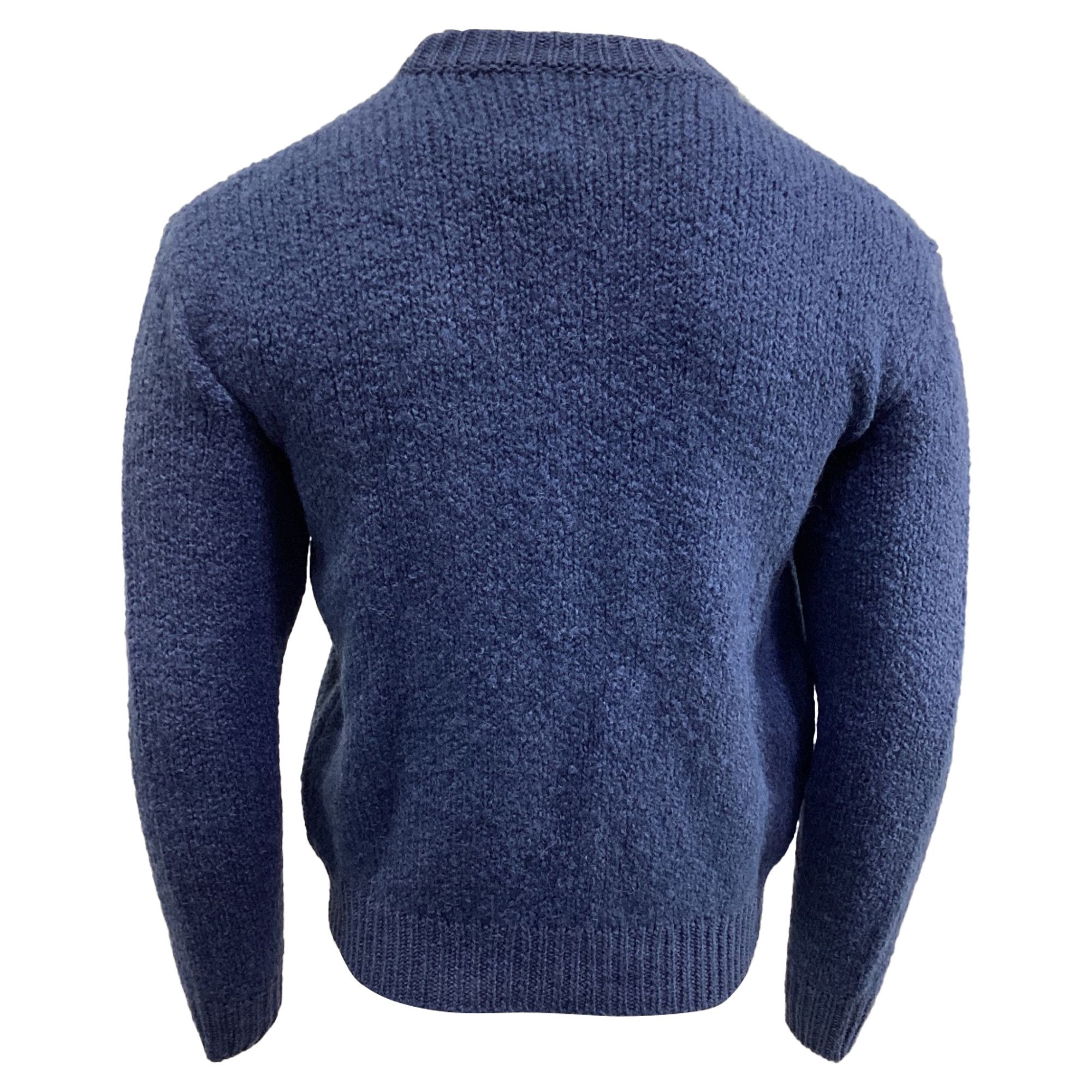 Mr P. Mr. P. Knitted Sweater in Navy Blue Wool Size US XS / EU 42 / 0 - 4 Thumbnail