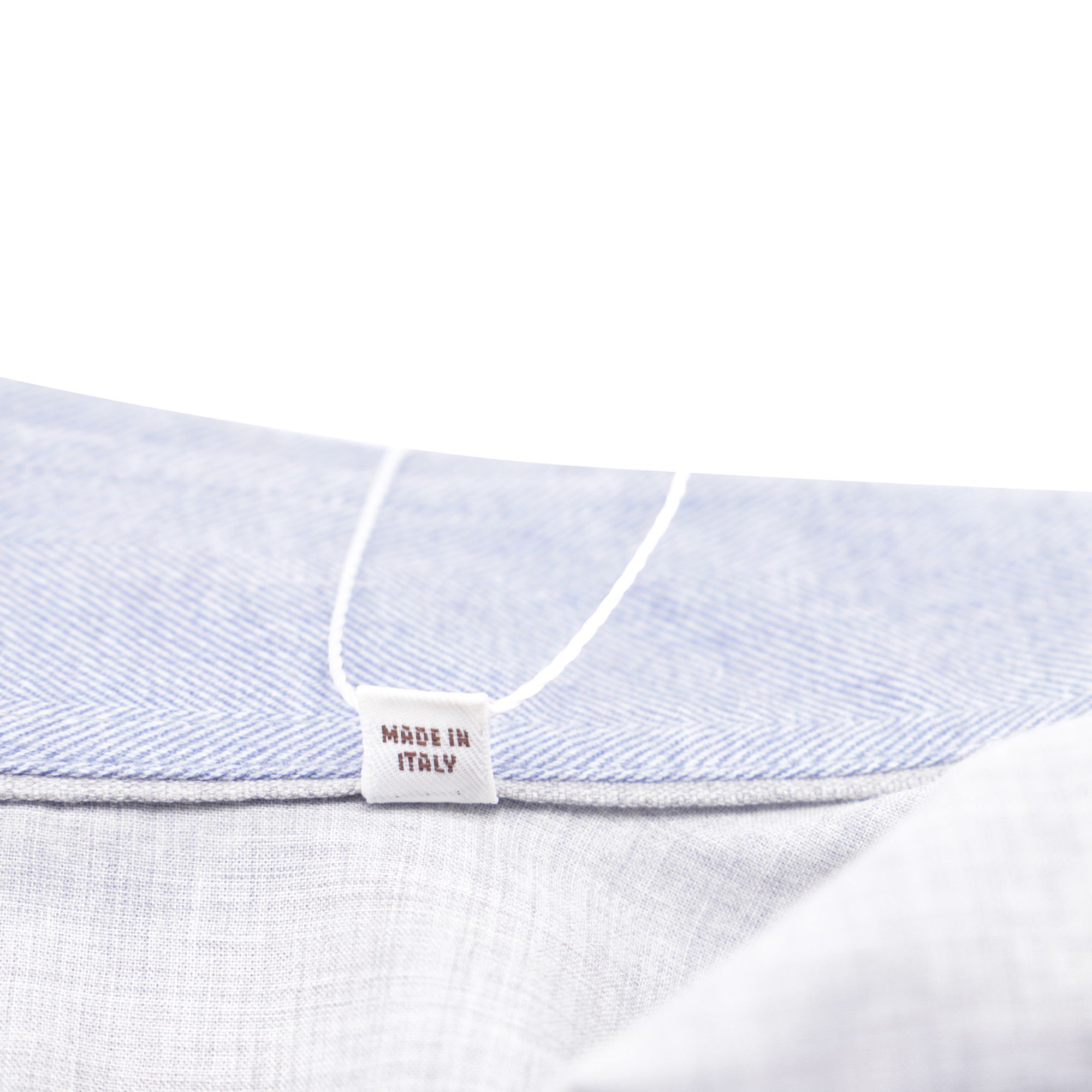 Brunello Cucinelli Brunello Cucinelli Button-Down Long Sleeve Shirt in Blue Cot Size US XL / EU 56 / 4 - 7 Thumbnail