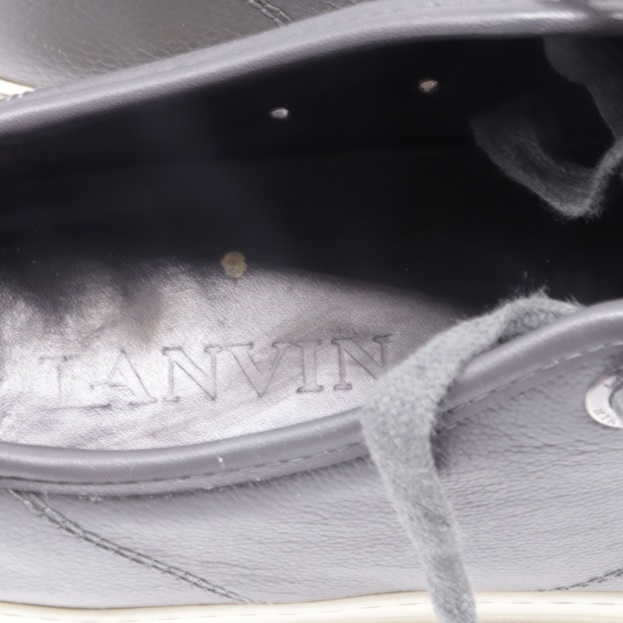 Lanvin Lanvin DBB1 Low-Top Sneakers in Grey Calfskin Leather Size US 7.5 / EU 40-41 - 9 Thumbnail