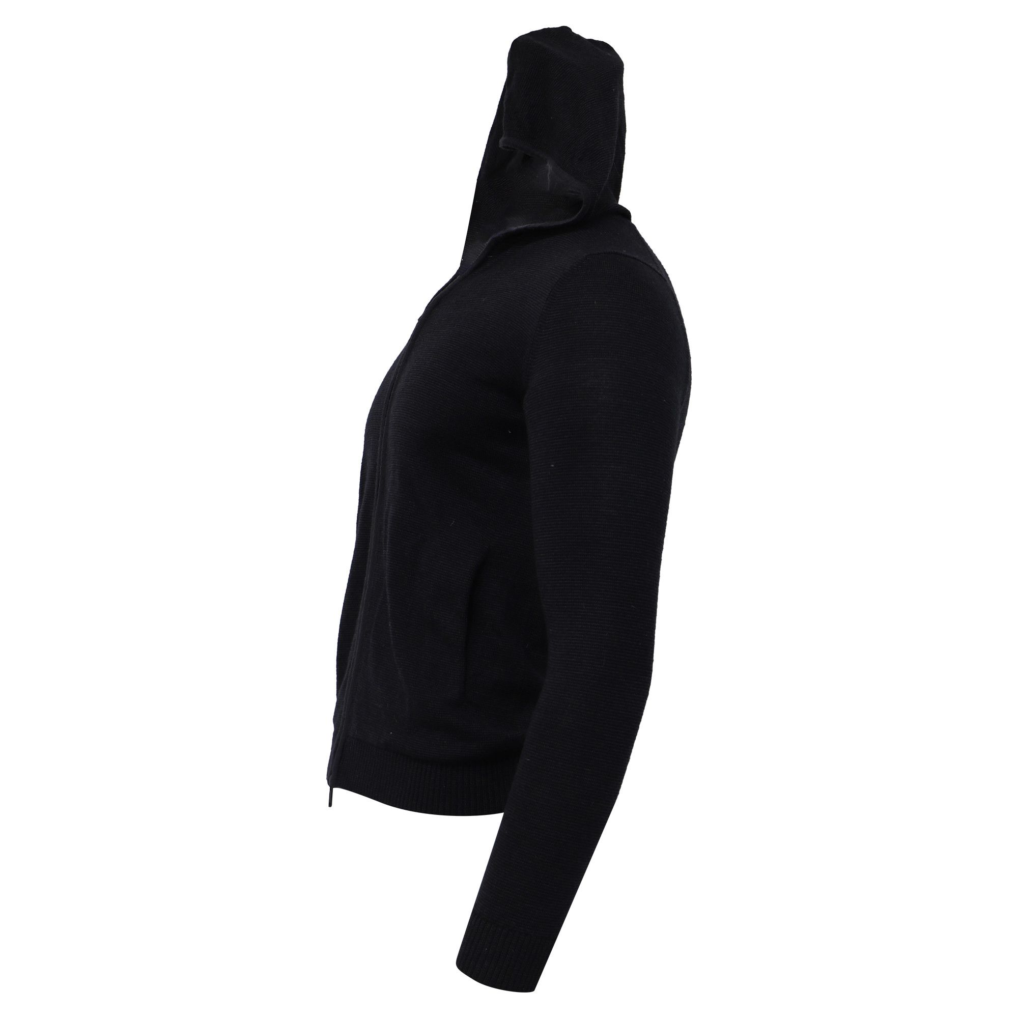 Theory Theory Knitted Zipped Hoodie in Navy Blue Wool Size US L / EU 52-54 / 3 - 3 Thumbnail