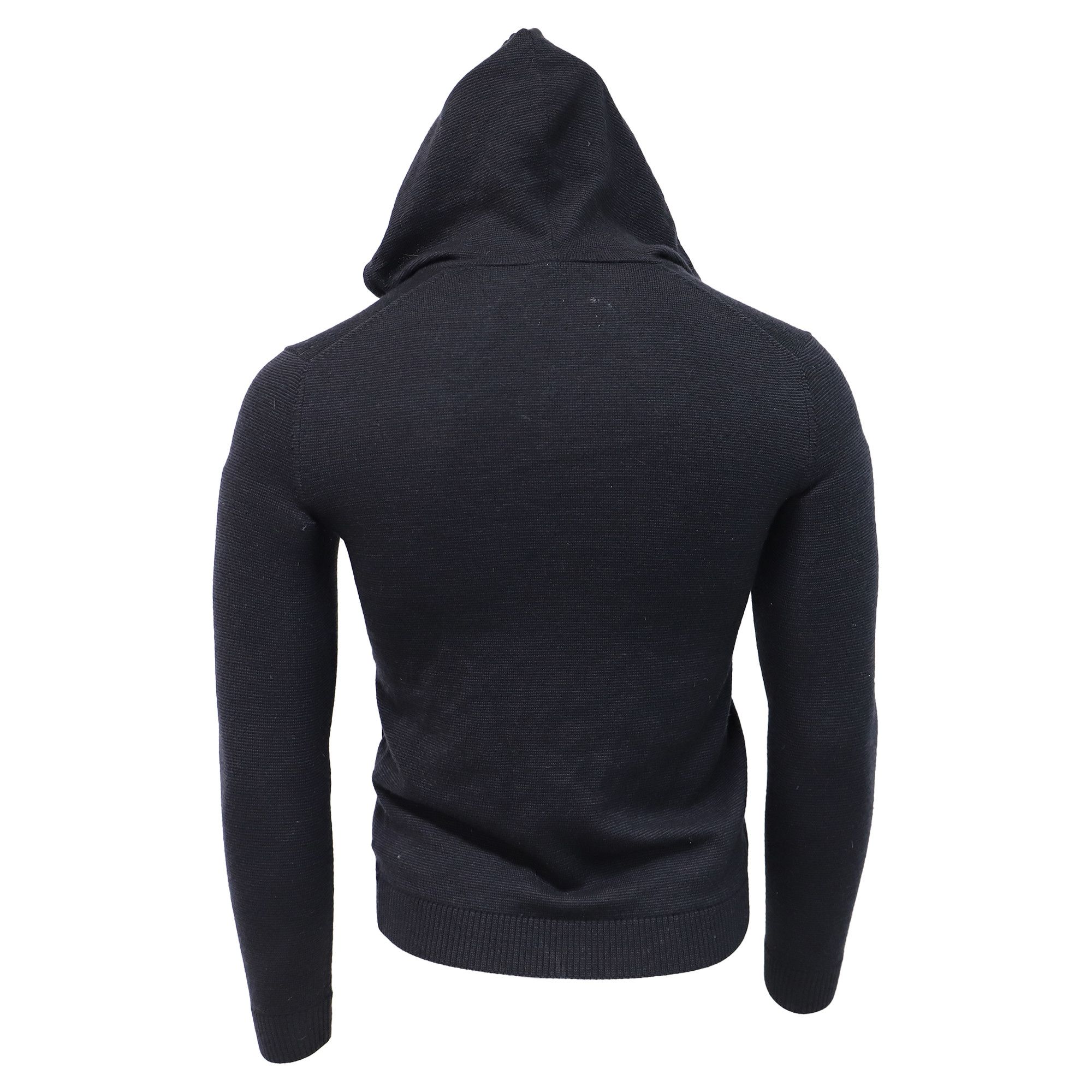 Theory Theory Knitted Zipped Hoodie in Navy Blue Wool Size US L / EU 52-54 / 3 - 4 Thumbnail