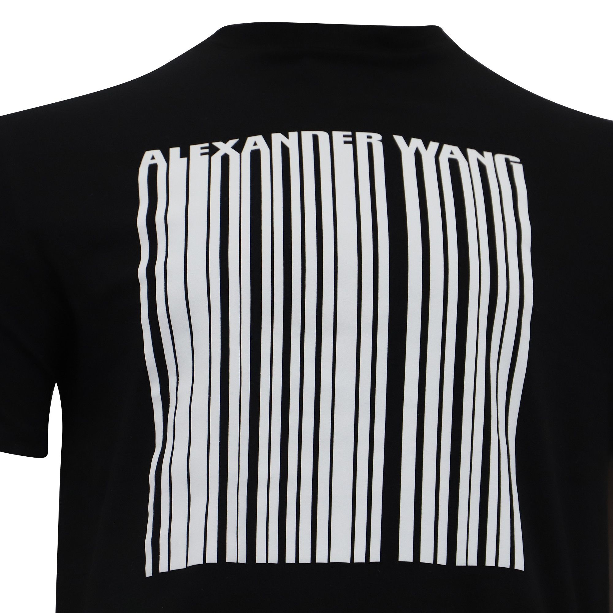 Alexander Wang Alexander Wang Classic Barcode Short Sleeve Tee In Black Cot Size US M / EU 48-50 / 2 - 3 Thumbnail