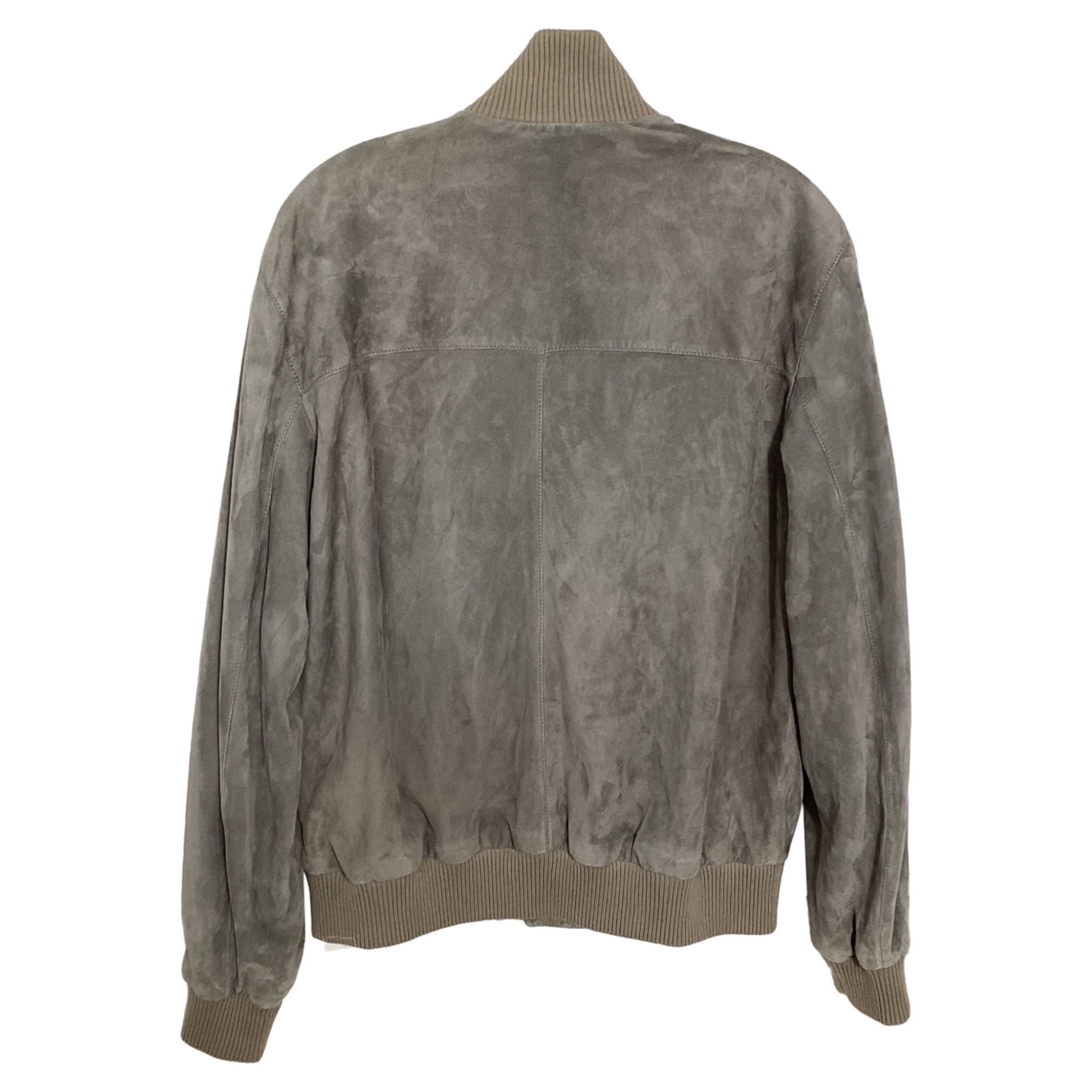 Loro Piana Loro Piana Bomber Jacket in Grey Suede Size US L / EU 52-54 / 3 - 2 Thumbnail