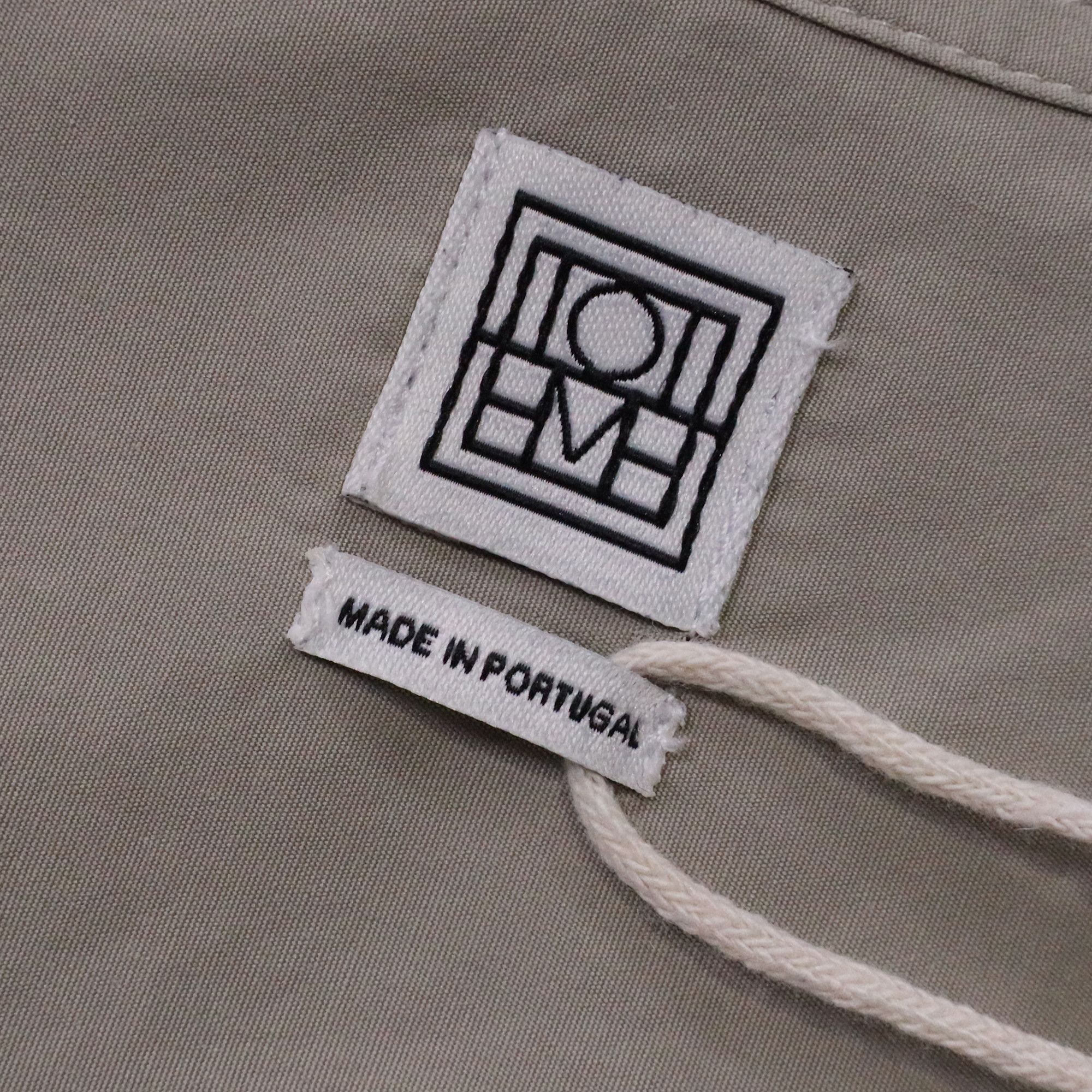 Toteme Totême Button Up Shirt in Beige Cotton Size US XXS / EU 40 - 4 Thumbnail