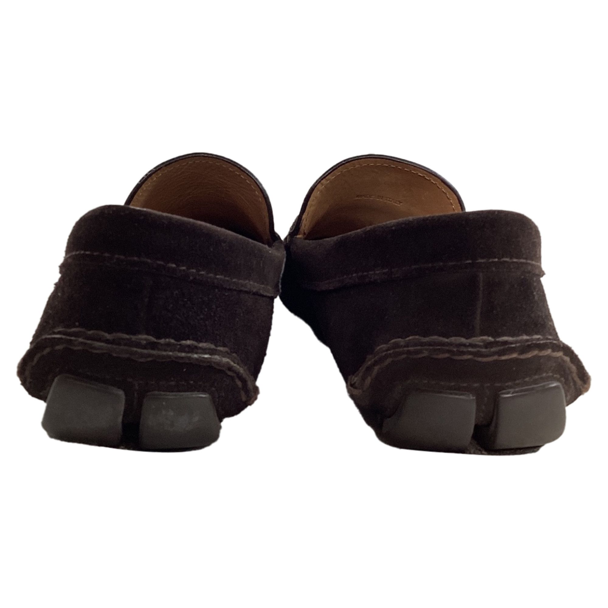 Prada Prada Logo Penny Driver Loafers in Brown Suede Size US 7.5 / EU 40-41 - 3 Thumbnail