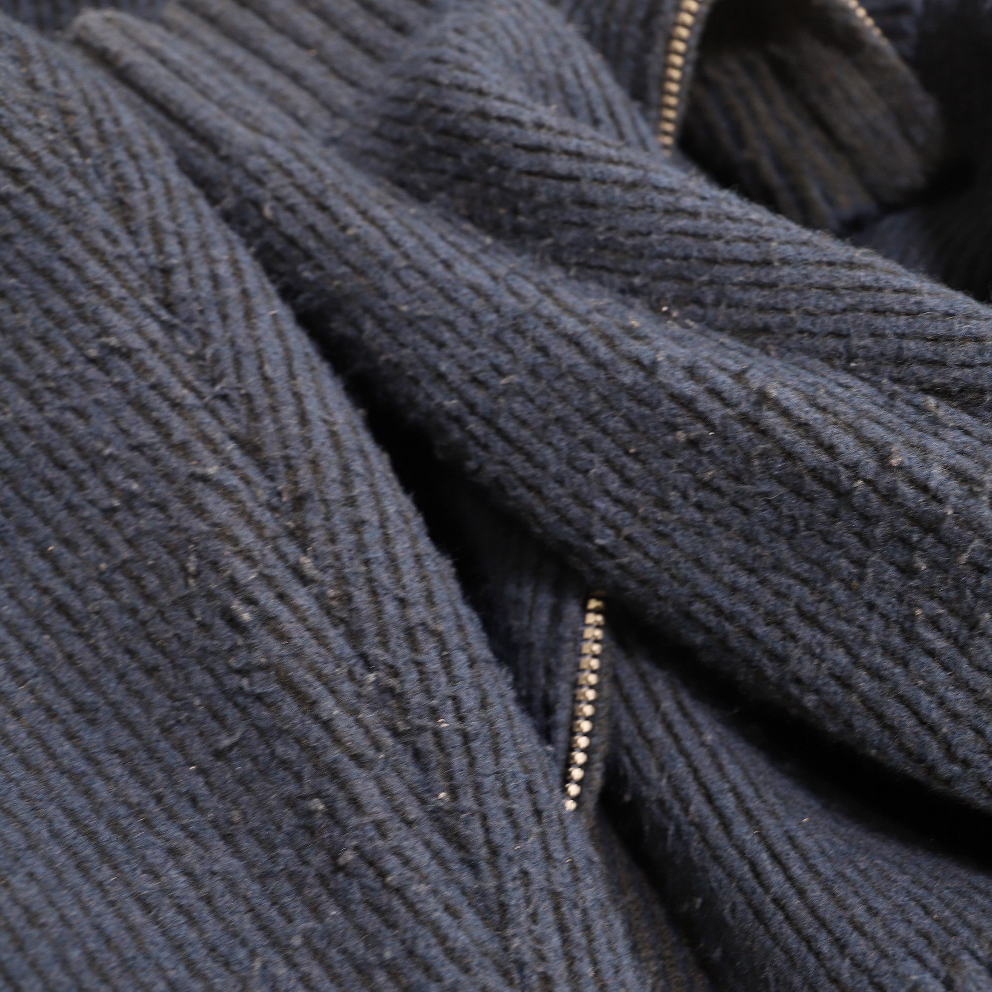 JW Anderson JW Anderson X Uniqlo Zip-Up Sweater in Navy Blue Acrylic Size US XL / EU 56 / 4 - 7 Thumbnail