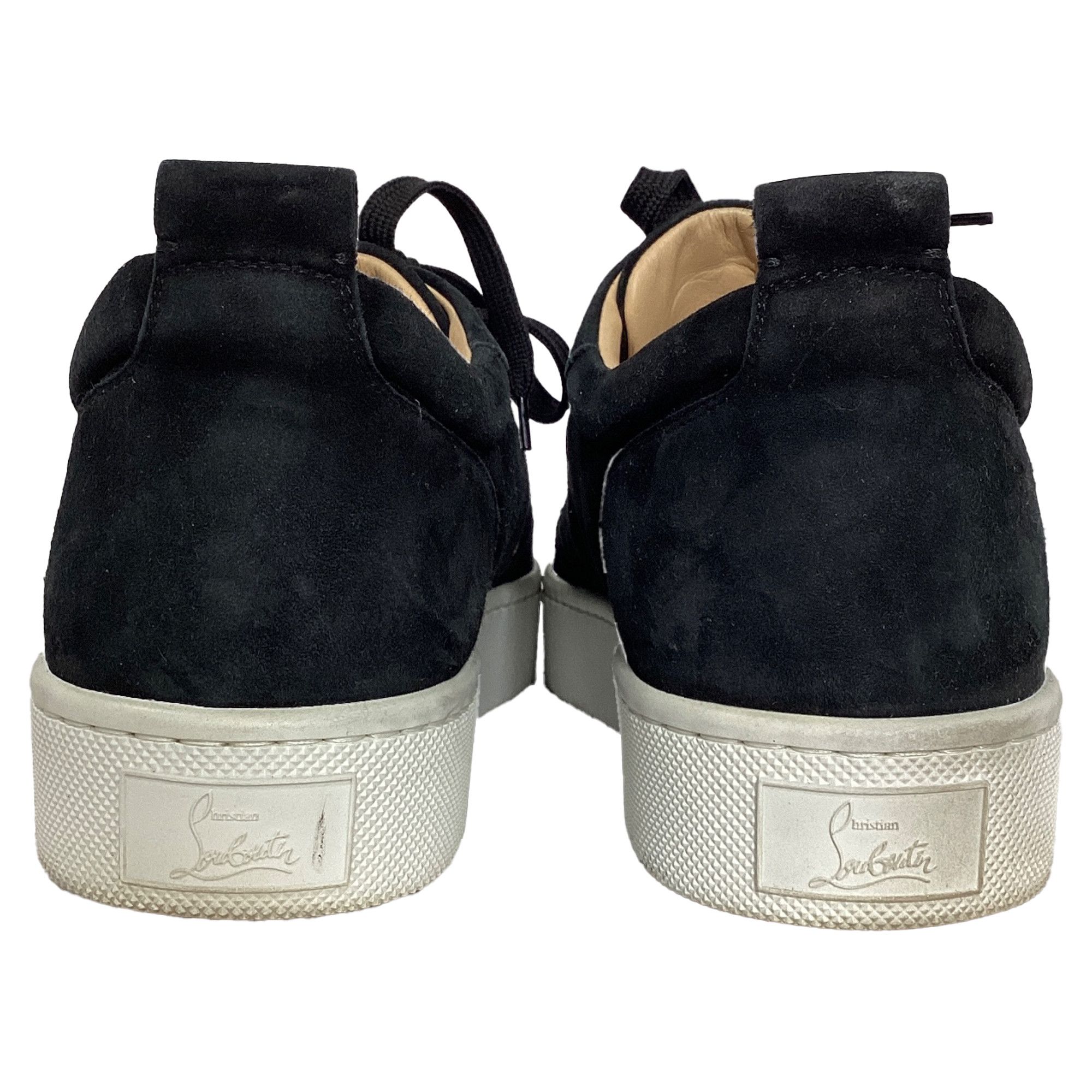 Christian Louboutin Christian Louboutin Happyrui Spiked Sneakers in Black Suede Size US 12.5 / EU 45-46 - 3 Thumbnail