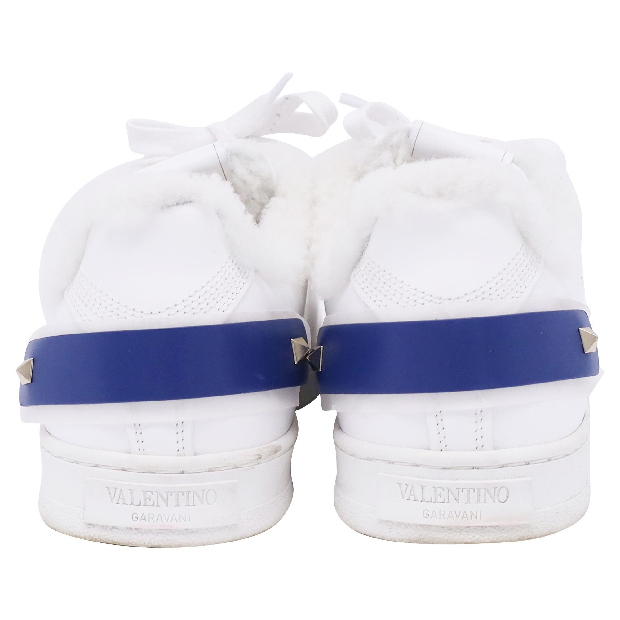 Valentino Valentino Garavani Backnet Perforated Shear-Lined Sneakers i Size US 8 / EU 41 - 4 Thumbnail