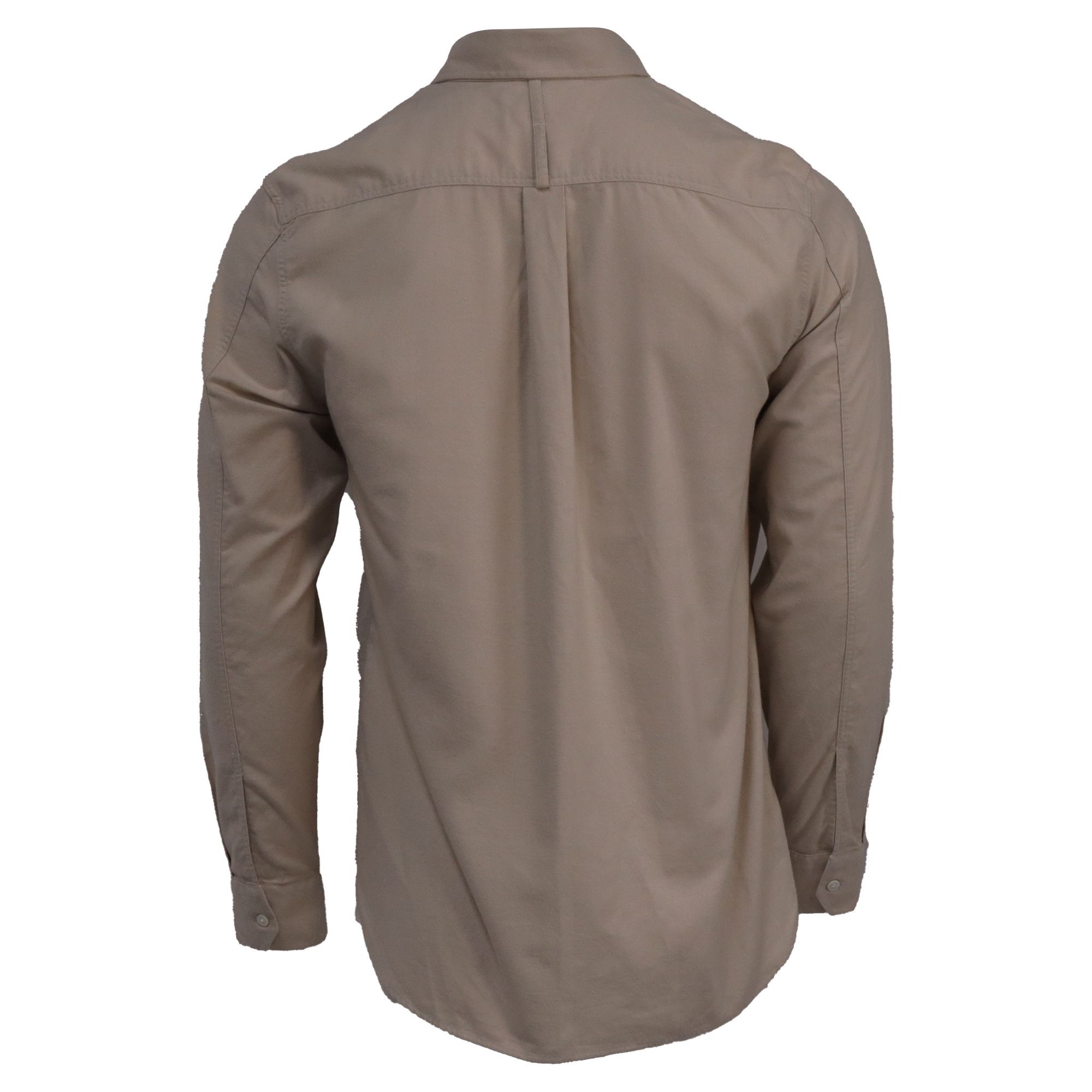 Mr P. Mr. P. Buttoned Long Sleeve Shirt with Pocket in Beige Cott Size US XL / EU 56 / 4 - 4 Thumbnail