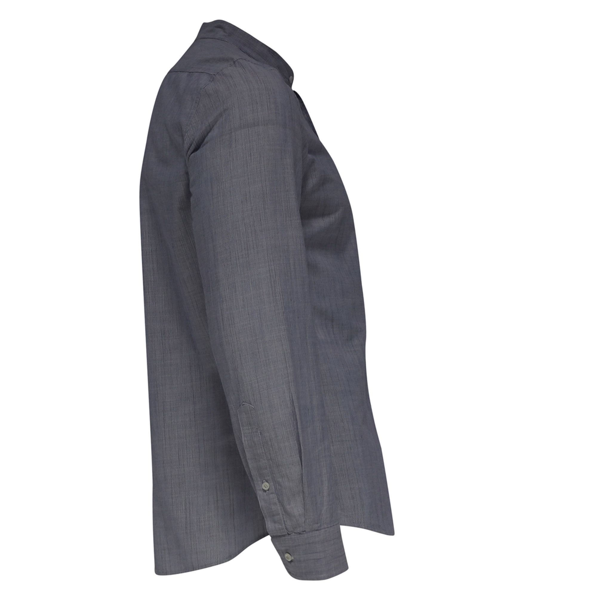 Brunello Cucinelli Brunello Cucinelli Striped Button-Down Shirt in Blue Cotton Size US XXL / EU 58 / 5 - 3 Thumbnail