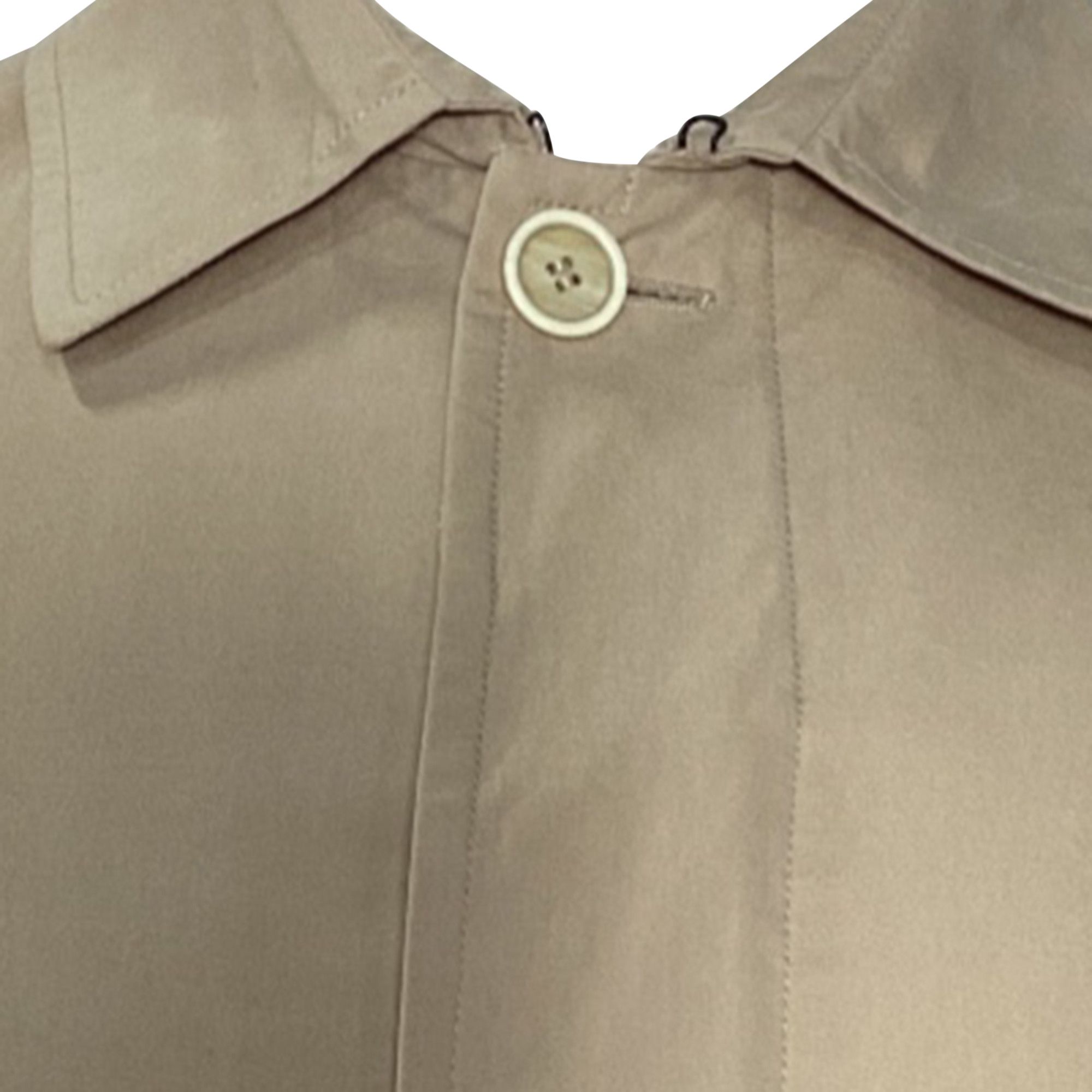 Brunello Cucinelli Brunello Cucinelli Short Coat in Beige Cotton Size US XXL / EU 58 / 5 - 4 Thumbnail