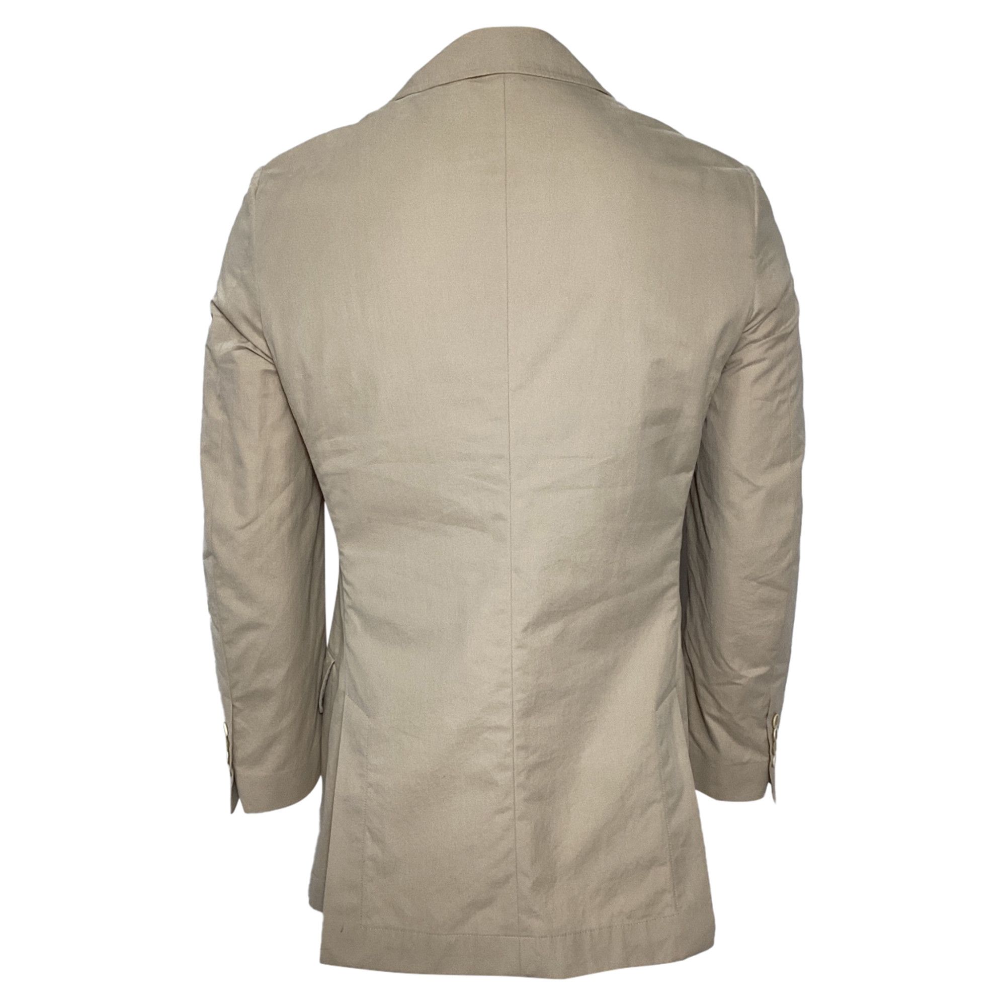 Brunello Cucinelli Brunello Cucinelli Short Coat in Beige Cotton Size US XXL / EU 58 / 5 - 3 Thumbnail