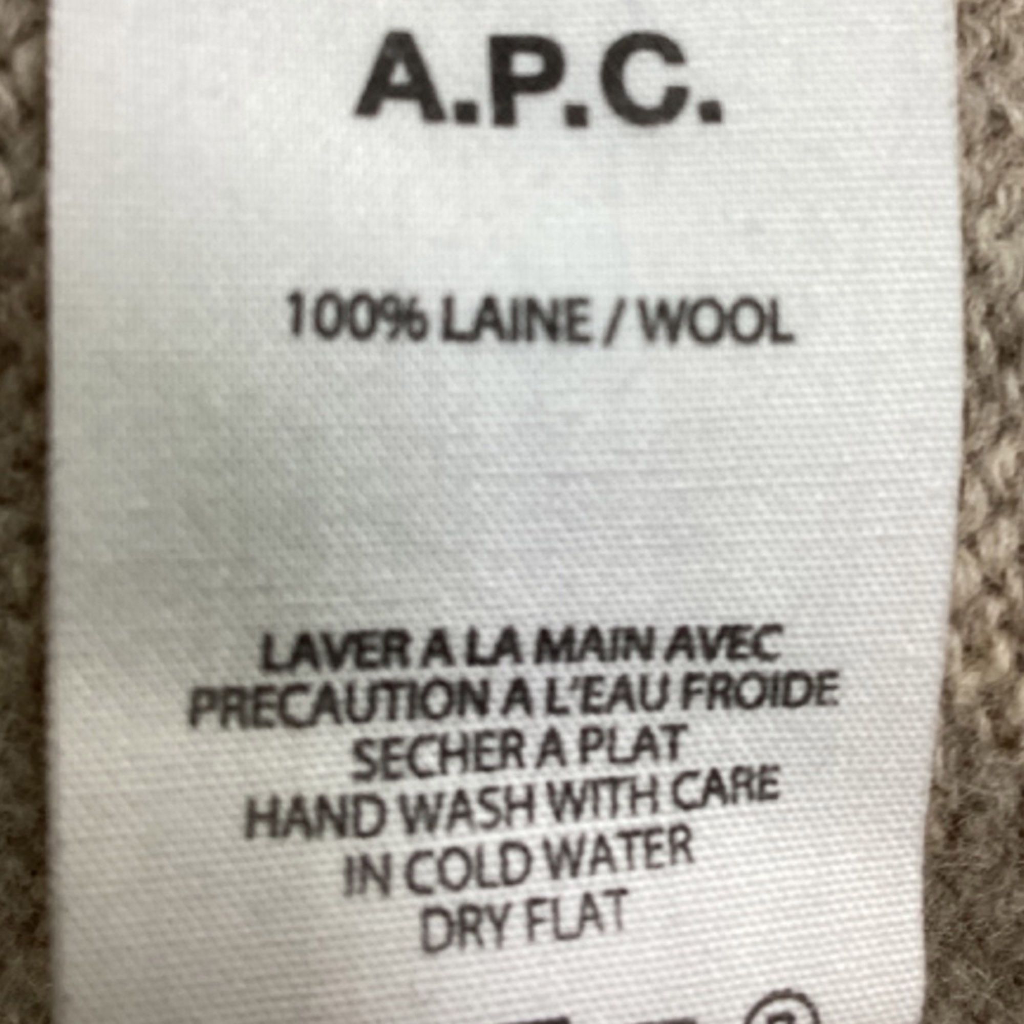 A.P.C. A.P.C Sweater in Beige Wool Size US M / EU 48-50 / 2 - 6 Thumbnail