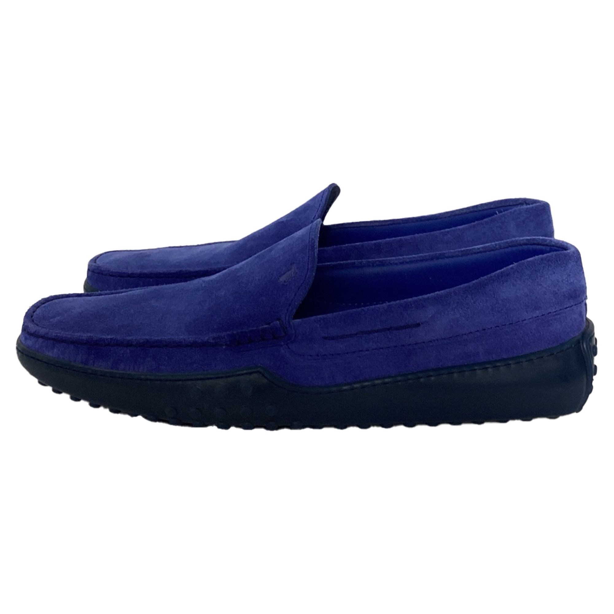 Tod's Tod's Slip-On Loafers in Blue Suede Size US 6.5 / EU 39-40 - 3 Thumbnail