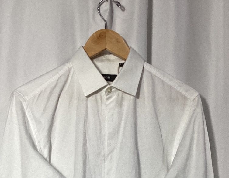 Hugo Boss Boss Hugo Boss Slim Fit Shirt in White Cotton Size US M / EU 48-50 / 2 - 8 Thumbnail