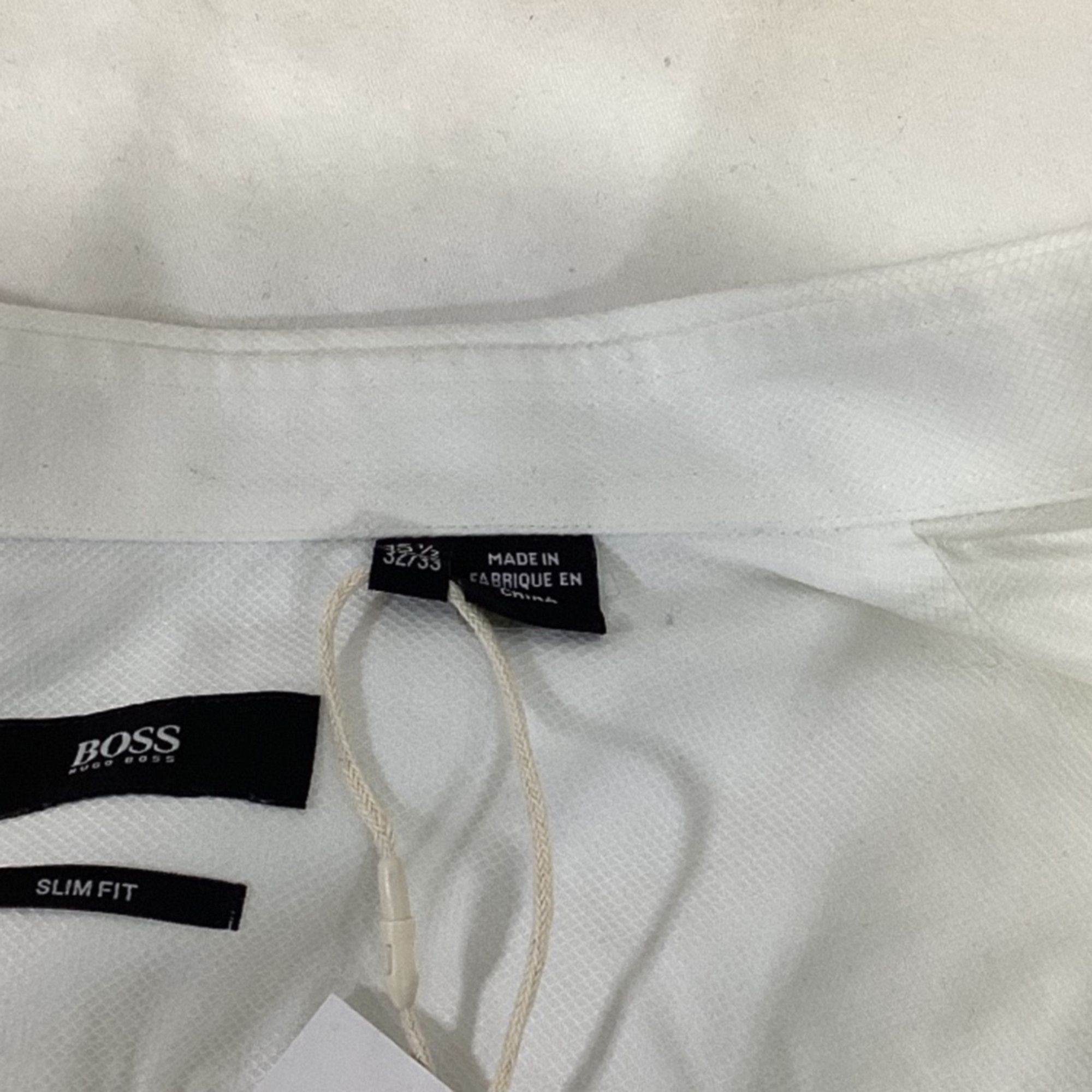 Hugo Boss Boss Hugo Boss Slim Fit Shirt in White Cotton Size US M / EU 48-50 / 2 - 6 Thumbnail