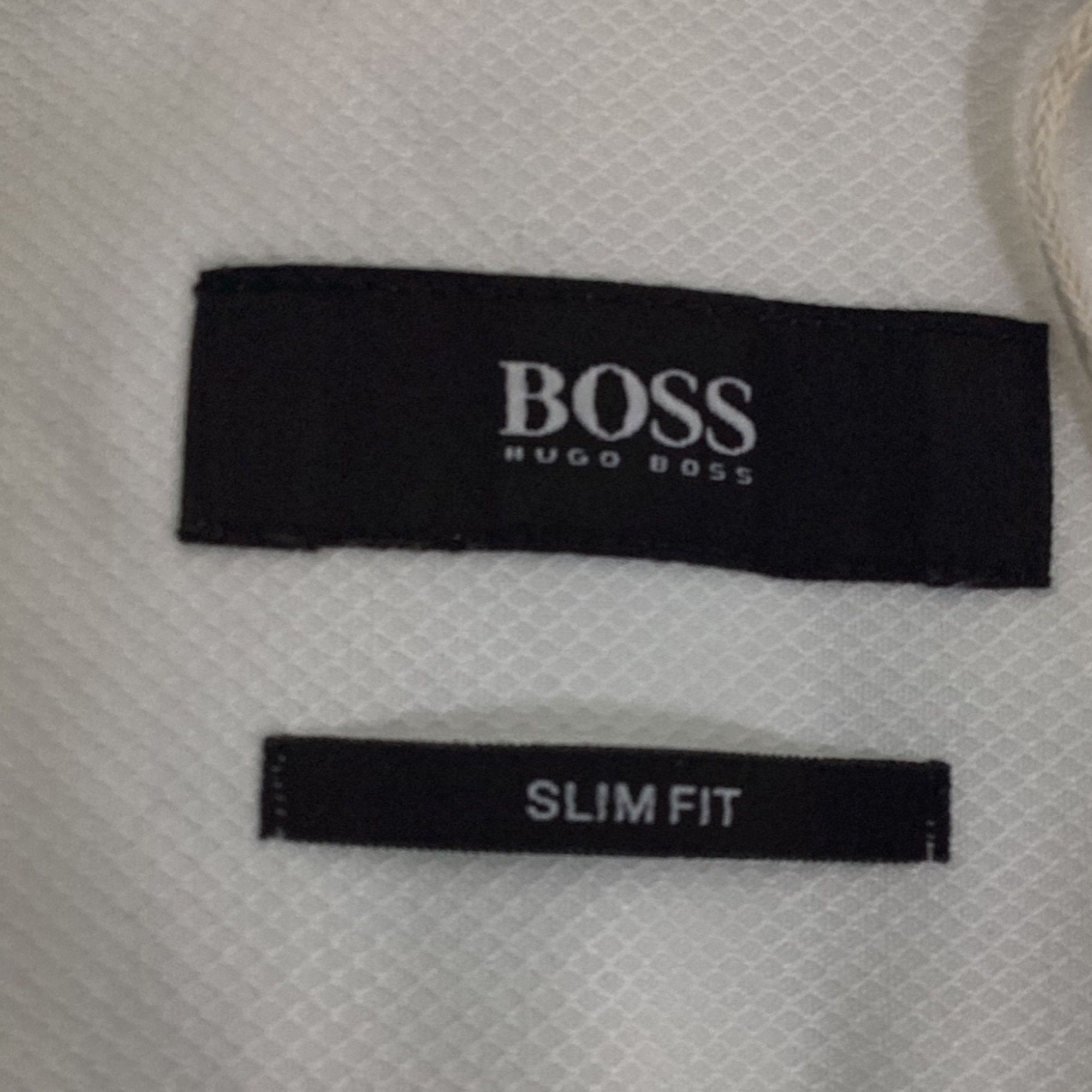 Hugo Boss Boss Hugo Boss Slim Fit Shirt in White Cotton Size US M / EU 48-50 / 2 - 4 Thumbnail