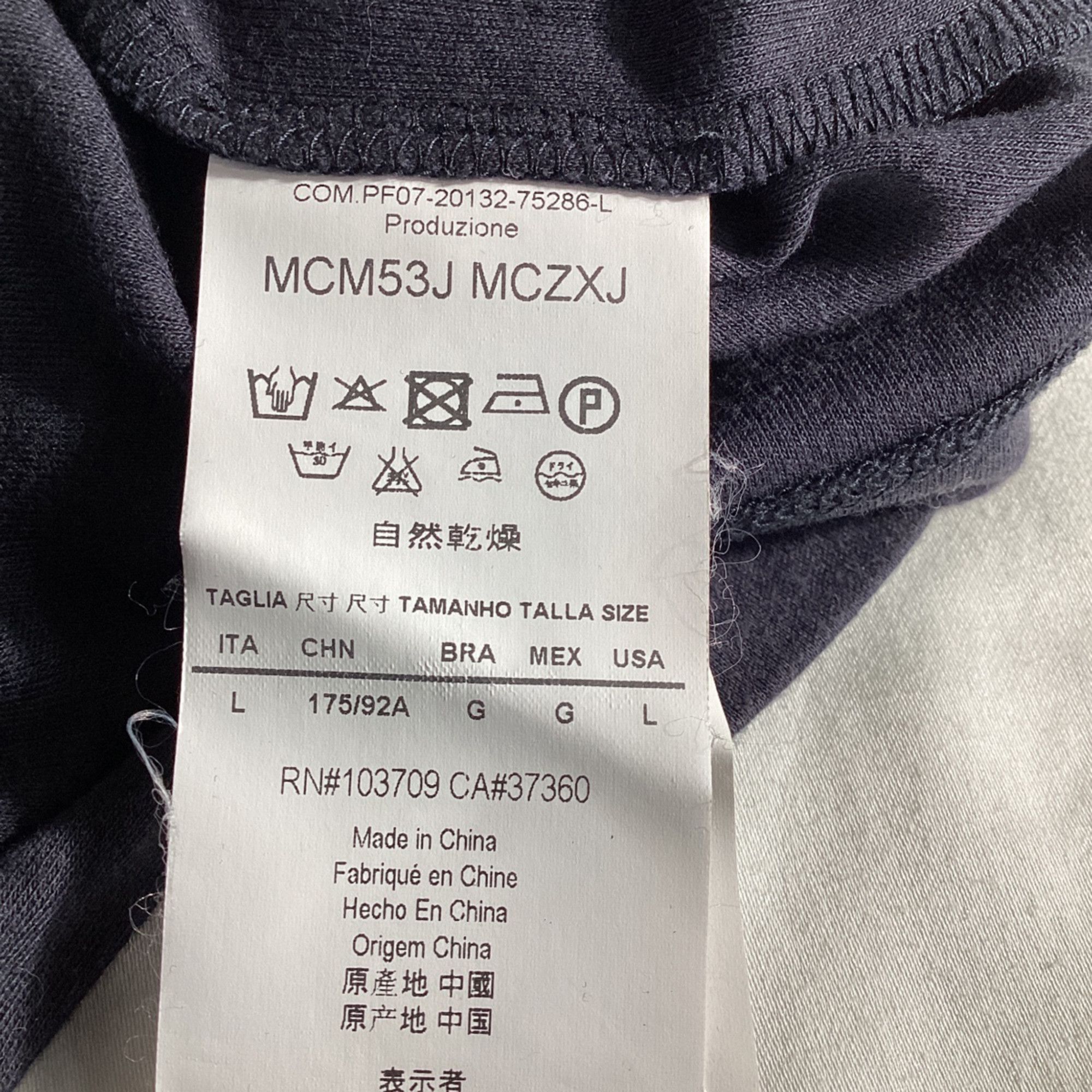 Giorgio Armani Giorgio Armani Color-Block Sweater in Navy Blue and Grey Co Size US XXL / EU 58 / 5 - 4 Thumbnail