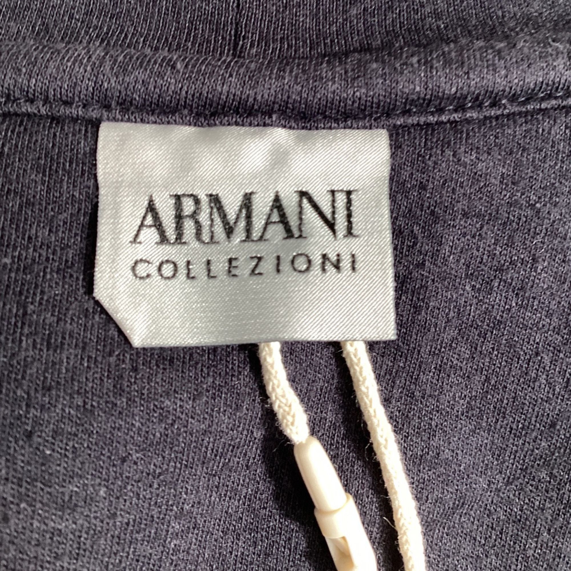 Giorgio Armani Giorgio Armani Color-Block Sweater in Navy Blue and Grey Co Size US XXL / EU 58 / 5 - 6 Thumbnail