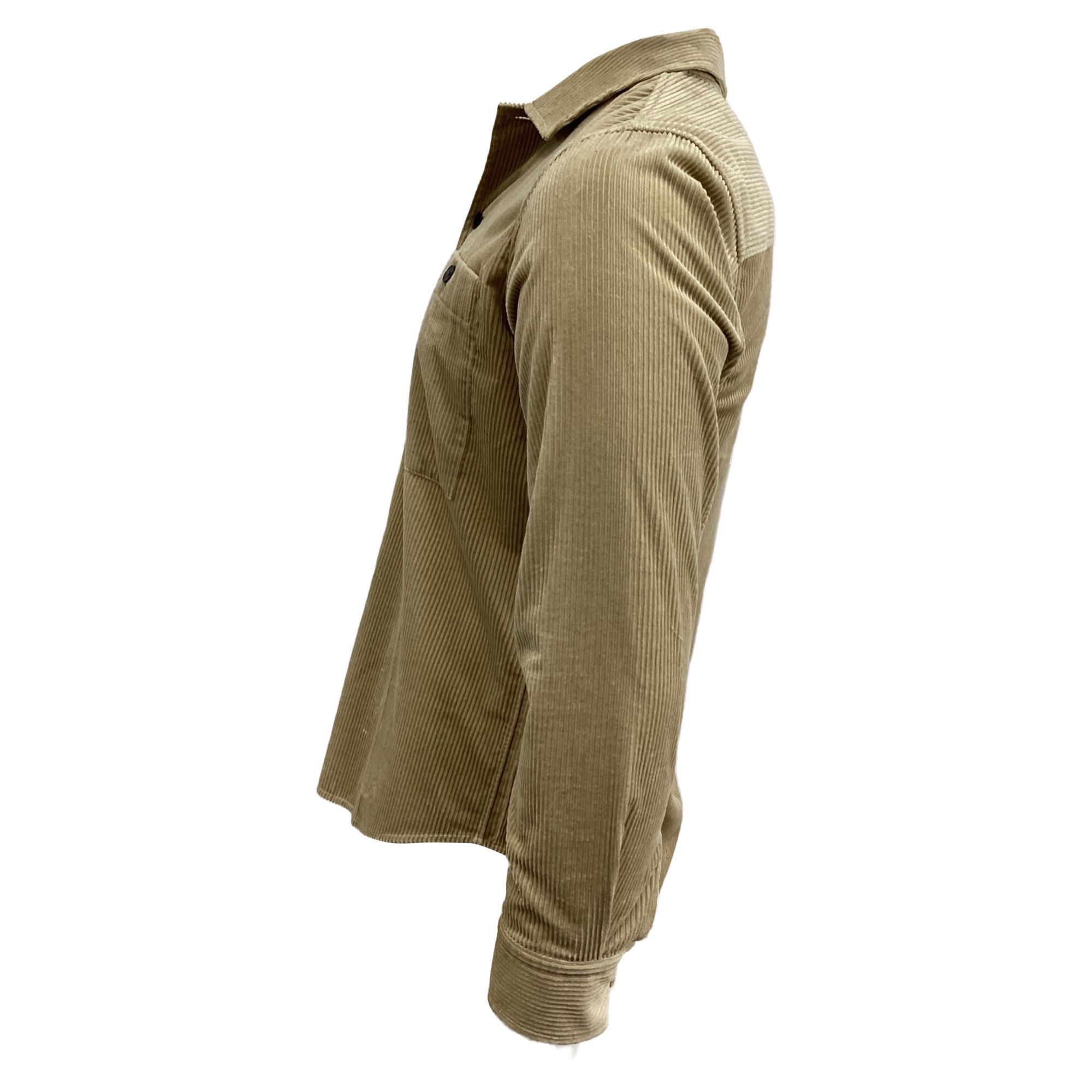 Mr P. Mr. P. Button-Down Shirt in Brown Corduroy Size US L / EU 52-54 / 3 - 2 Thumbnail