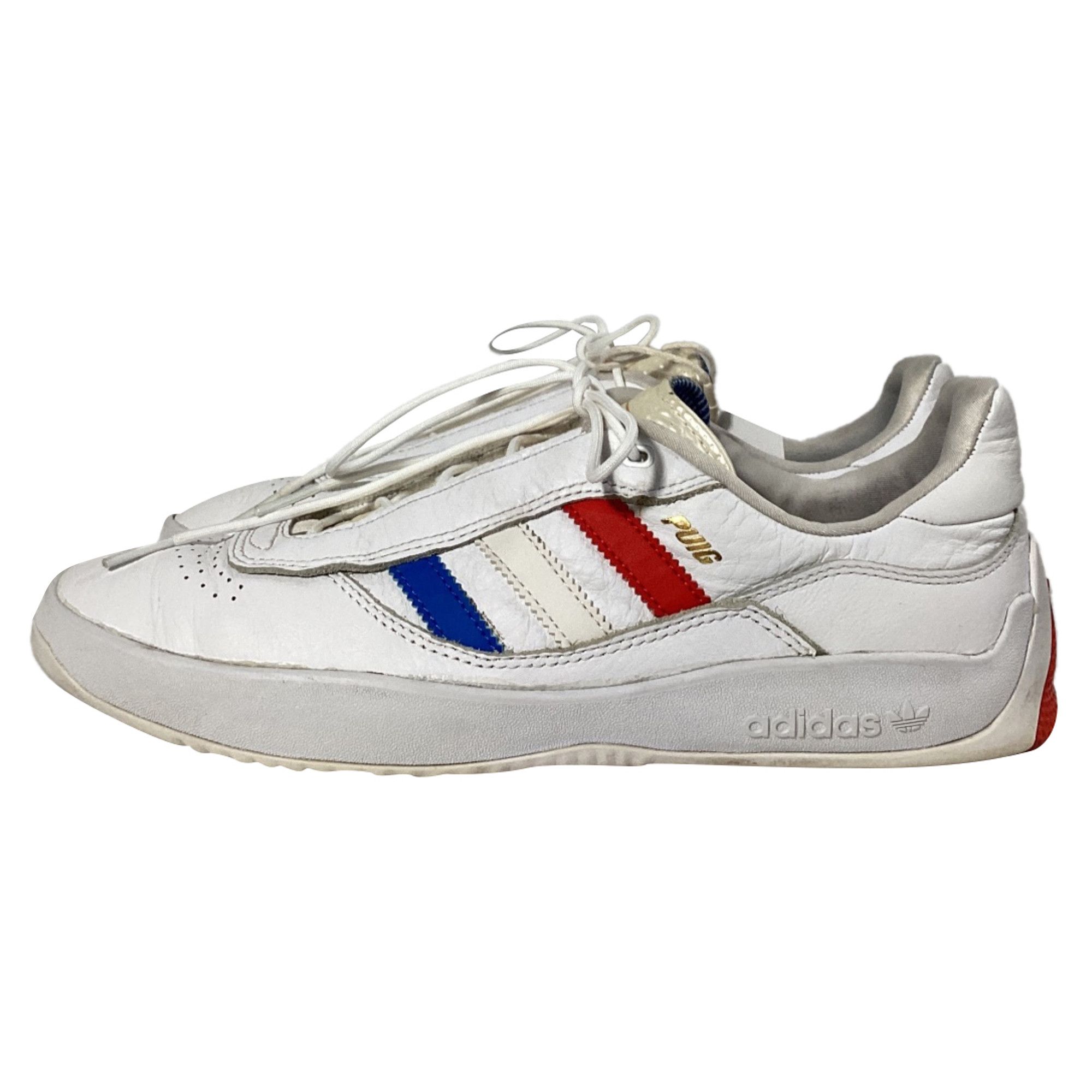 Adidas Adidas Puig Low-Top Sneakers in White Leather Size US 8.5 / EU 41-42 - 5 Thumbnail