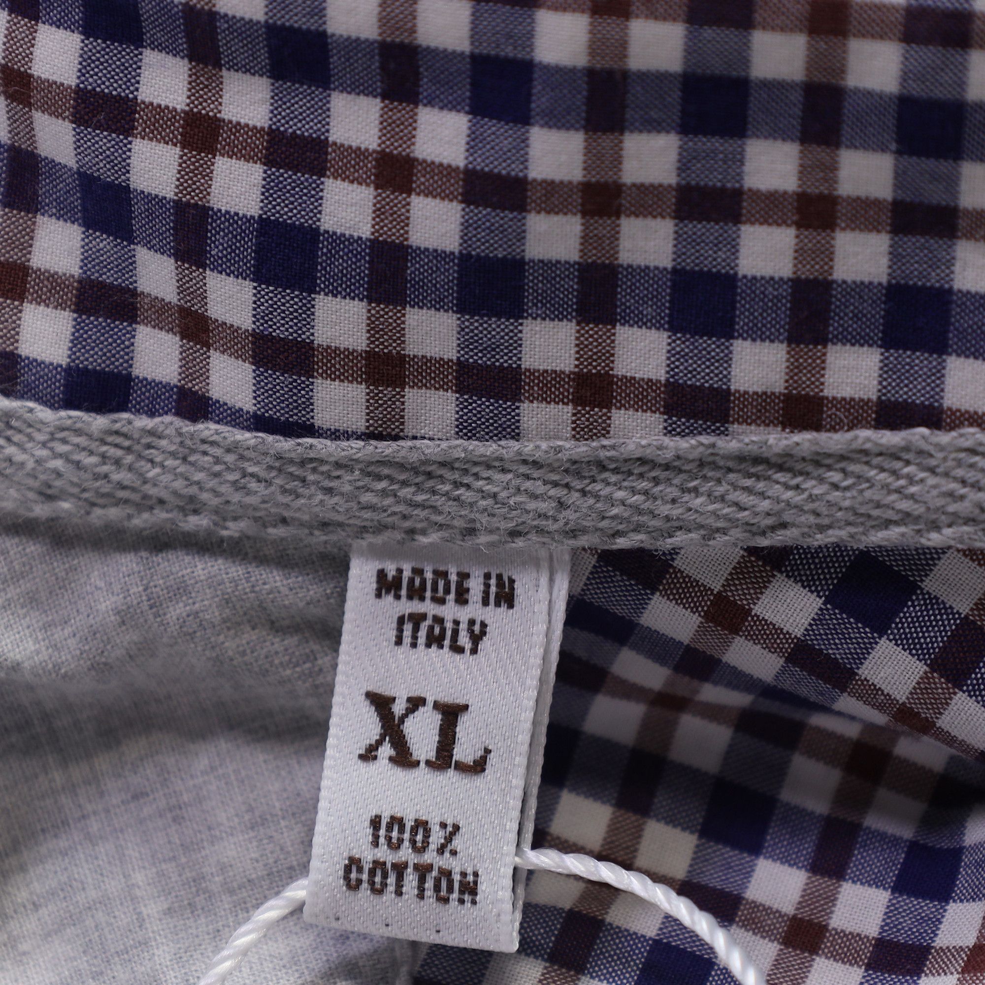 Brunello Cucinelli Brunello Cucinelli Checked Button-Down Shirt in Multicolor Size US XXL / EU 58 / 5 - 6 Thumbnail
