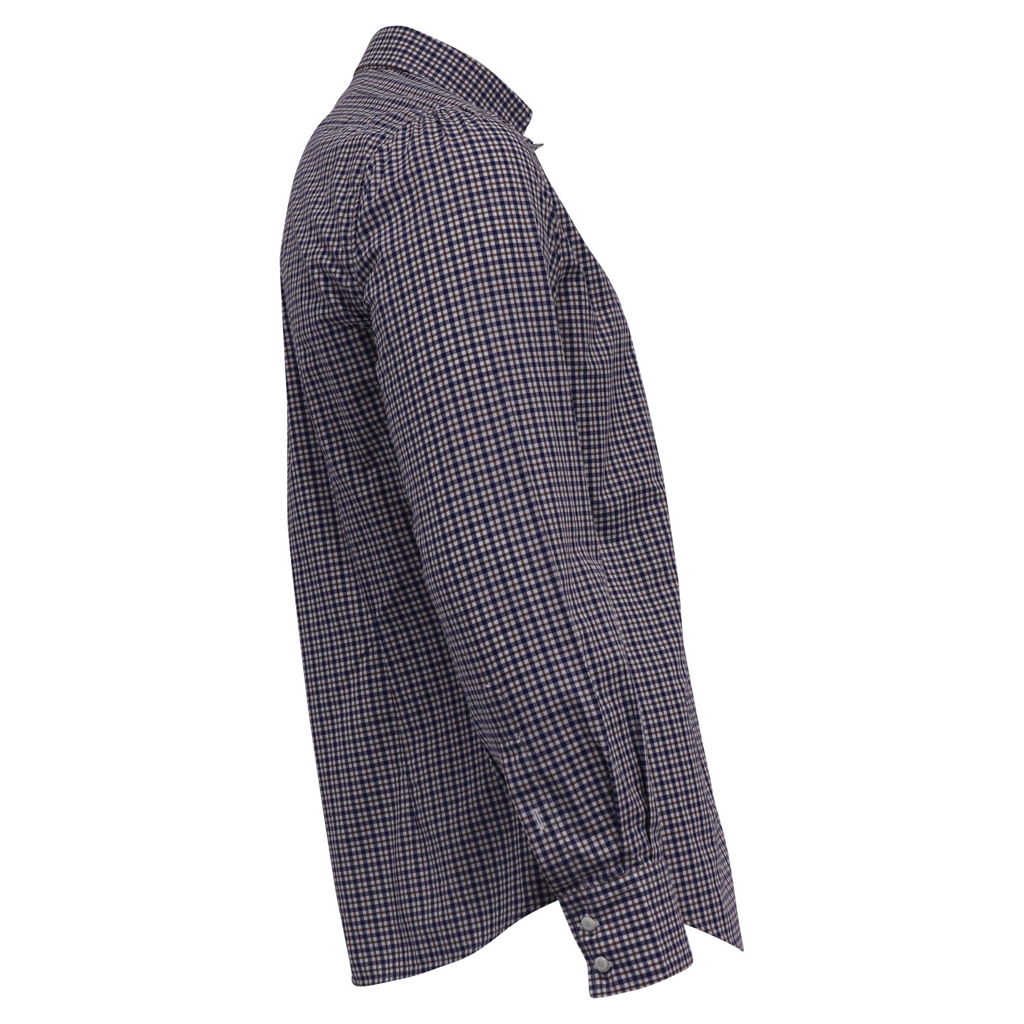 Brunello Cucinelli Brunello Cucinelli Checked Button-Down Shirt in Multicolor Size US XXL / EU 58 / 5 - 3 Thumbnail