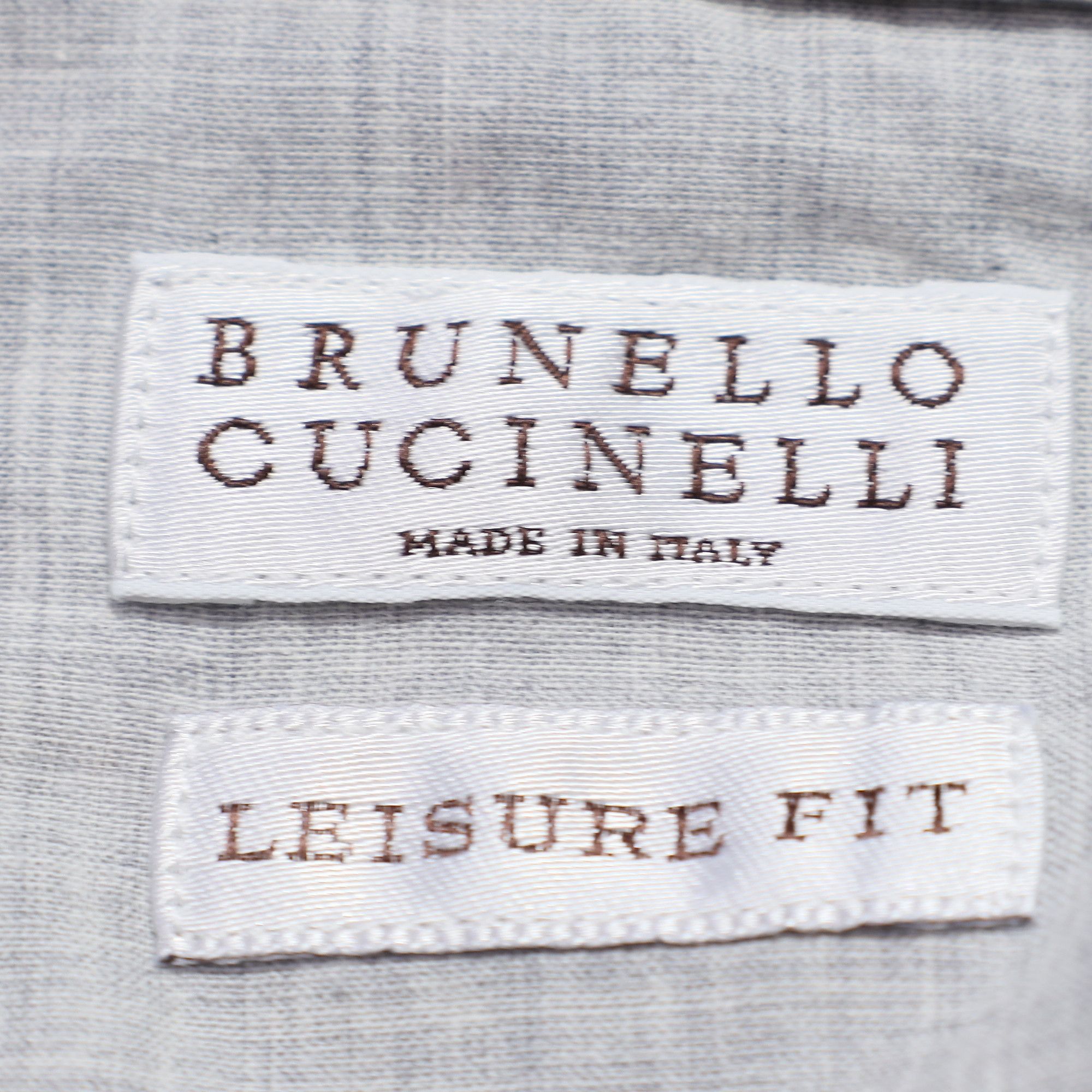 Brunello Cucinelli Brunello Cucinelli Checked Button-Down Shirt in Multicolor Size US XXL / EU 58 / 5 - 5 Thumbnail