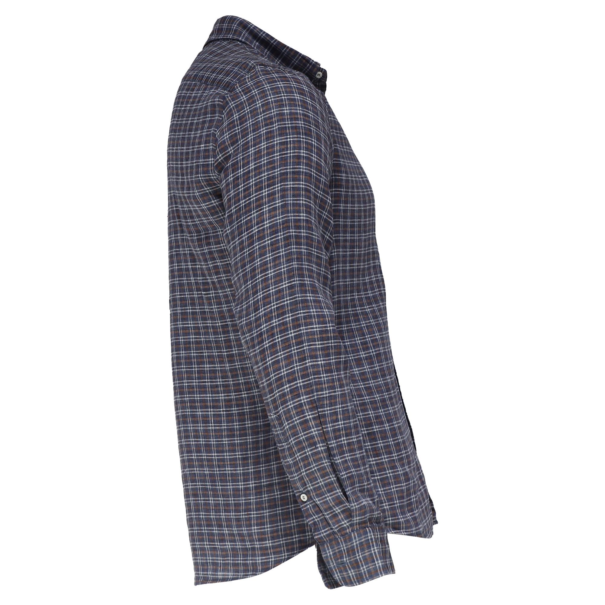 Brunello Cucinelli Brunello Cucinelli Checked Button-Down Shirt in Multicolor Size US XXL / EU 58 / 5 - 3 Thumbnail