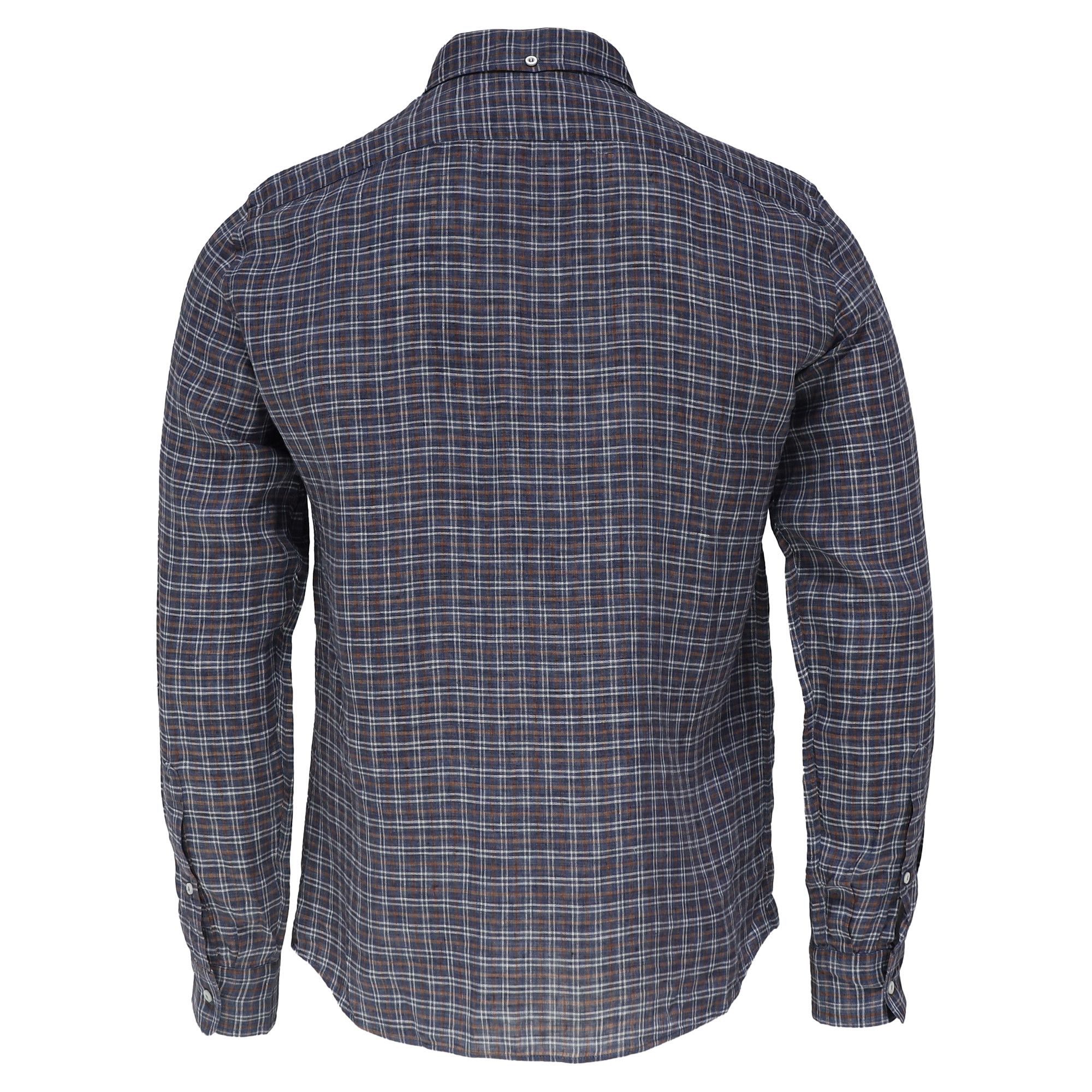 Brunello Cucinelli Brunello Cucinelli Checked Button-Down Shirt in Multicolor Size US XXL / EU 58 / 5 - 4 Thumbnail