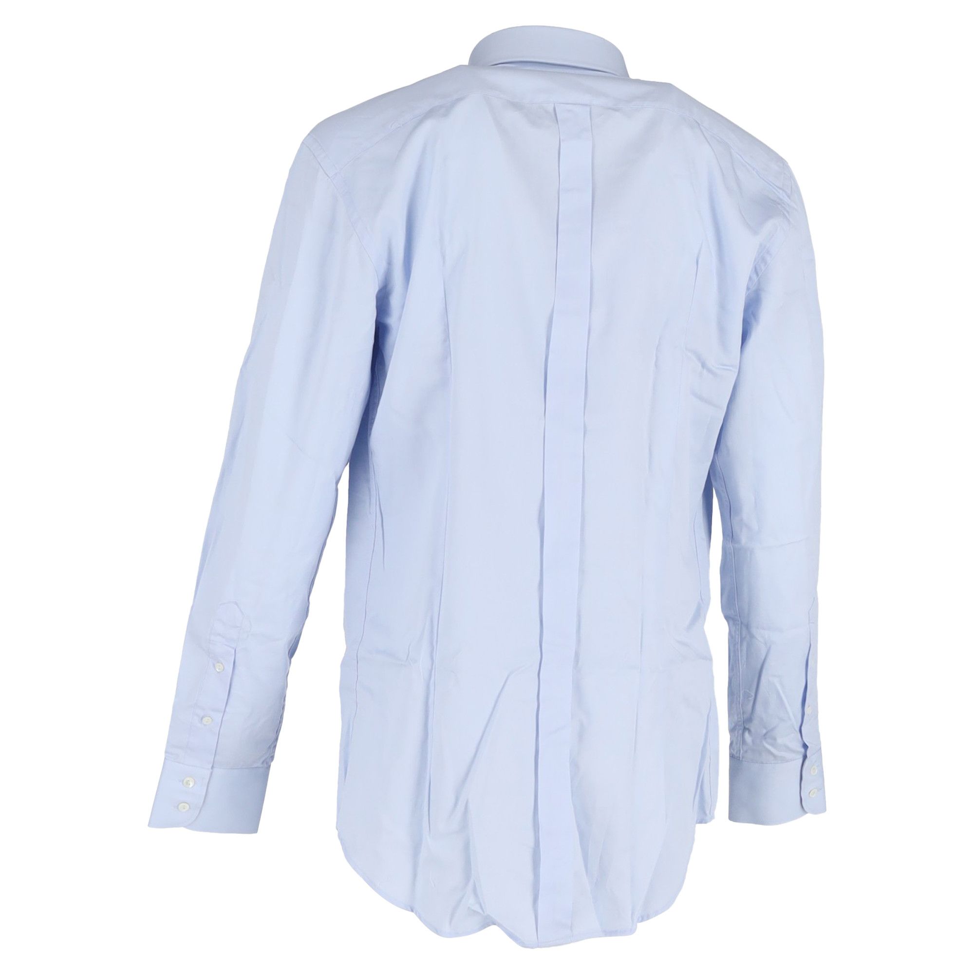 Dolce & Gabbana Dolce & Gabbana Shirt in Light Blue Cotton Size US M / EU 48-50 / 2 - 3 Thumbnail