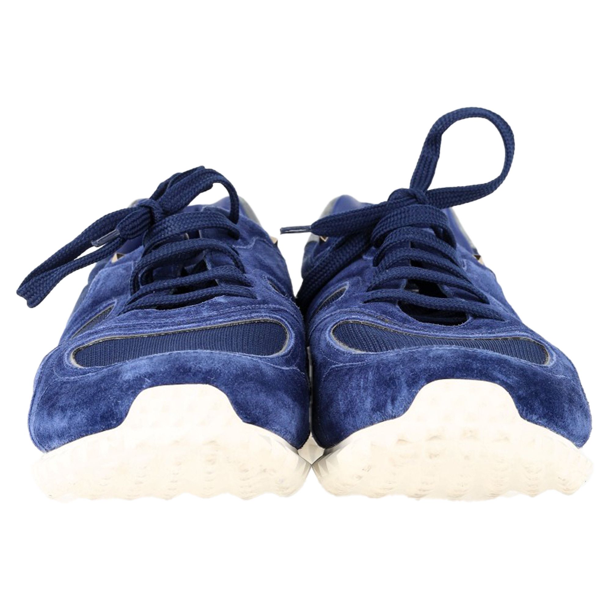 Valentino Valentino Garavani Soul AM Sneakers in Navy Blue Suede and M Size US 12.5 / EU 45-46 - 2 Thumbnail