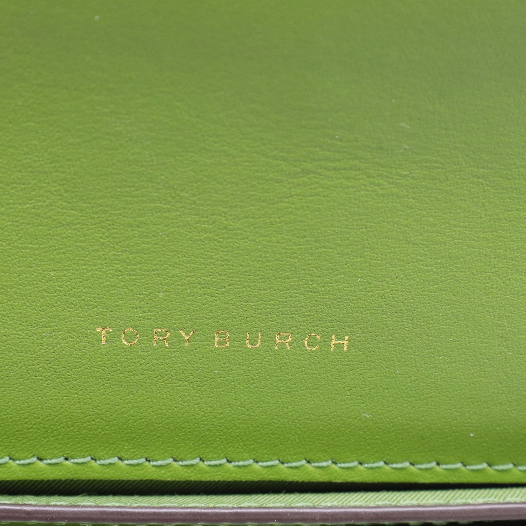 Tory Burch Tory Burch McGraw Woven Crossbody Bag in Green Leather Size ONE SIZE - 7 Thumbnail