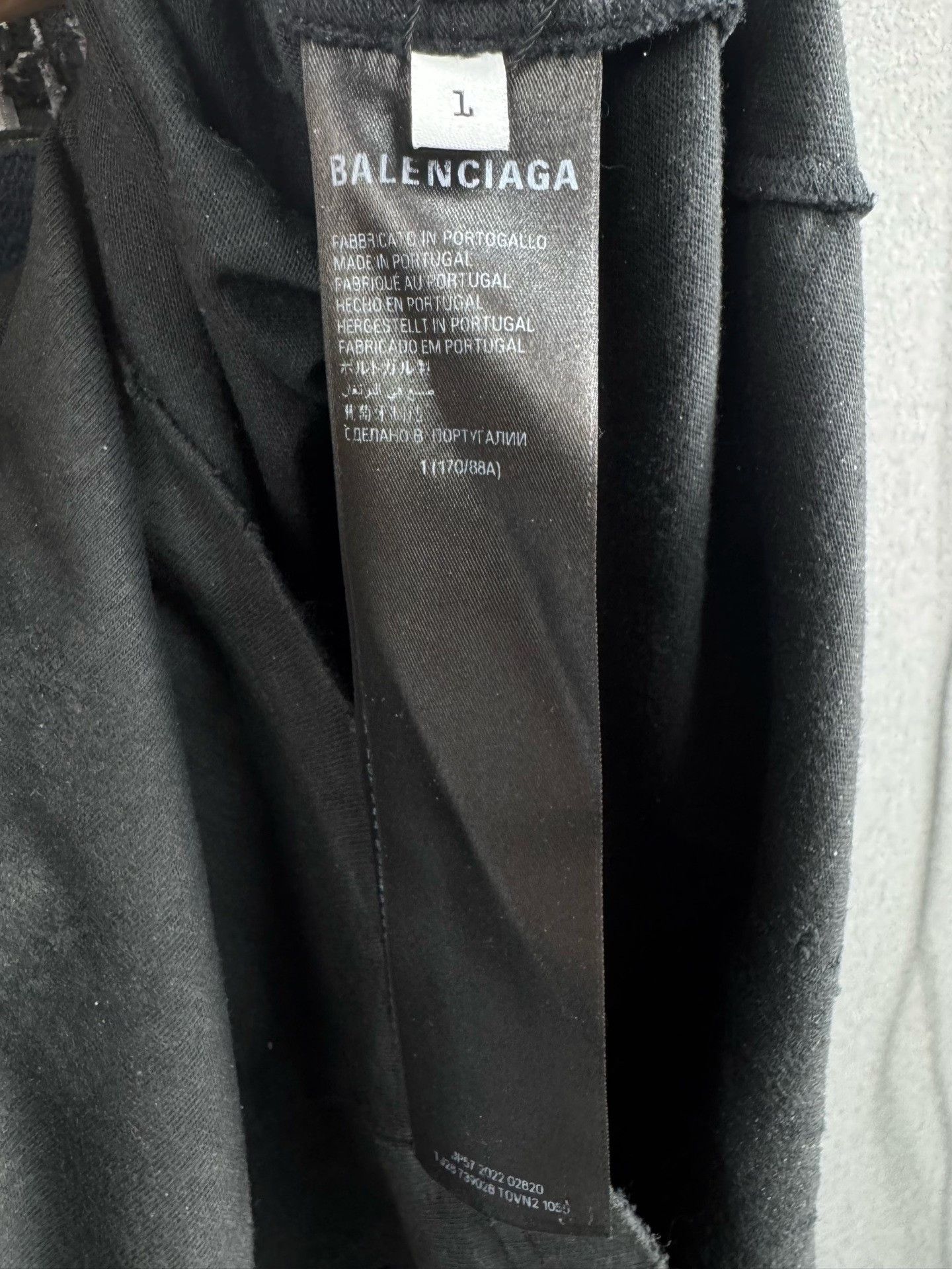 Balenciaga Balenciaga Mud Wash Distressed T-Shirt Size 1 Size US S / EU 44-46 / 1 - 5 Thumbnail
