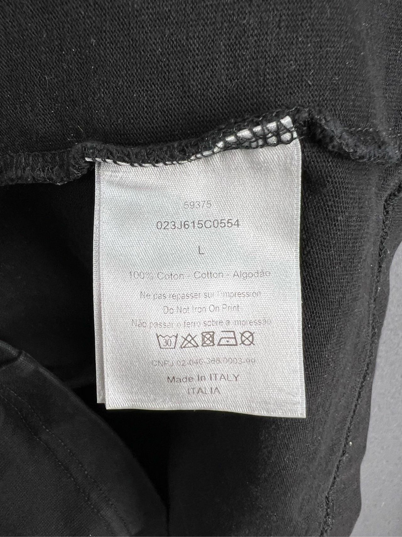 Dior Dior Eroded CD Logo T-Shirt L Size US L / EU 52-54 / 3 - 6 Thumbnail