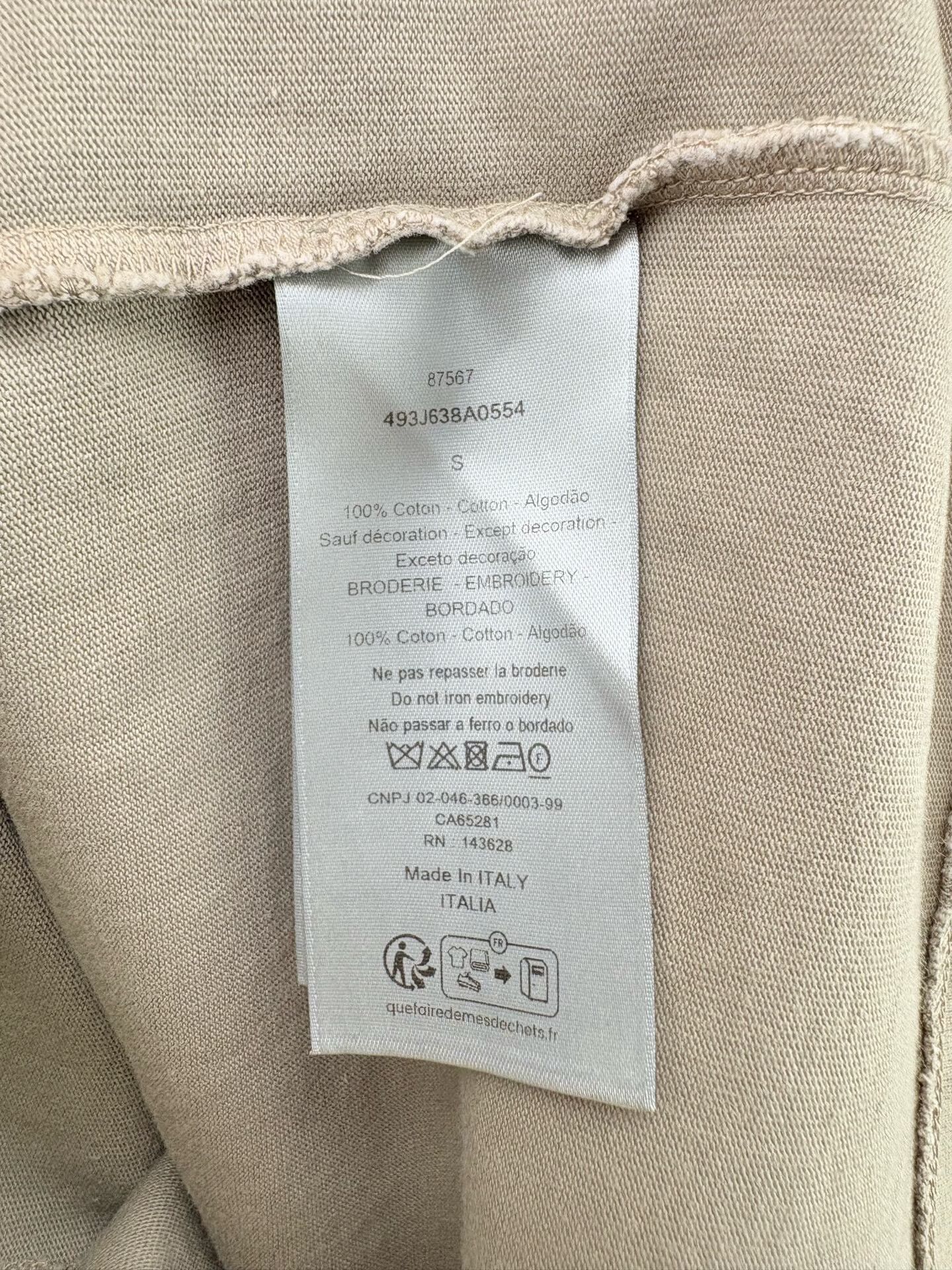 Dior Dior x Stone Island Embroidered Logo T-Shirt Size S Size US S / EU 44-46 / 1 - 6 Thumbnail