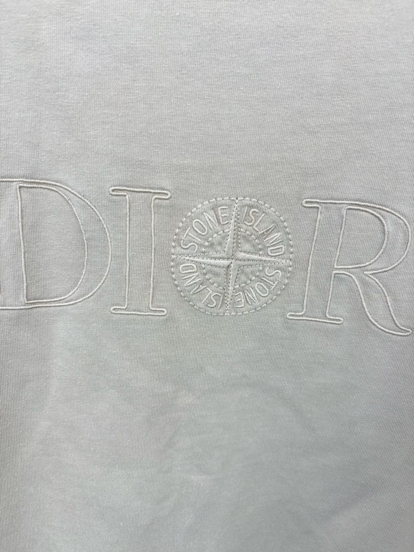 Dior Dior x Stone Island Embroidered Logo T-Shirt Size S Size US S / EU 44-46 / 1 - 4 Thumbnail