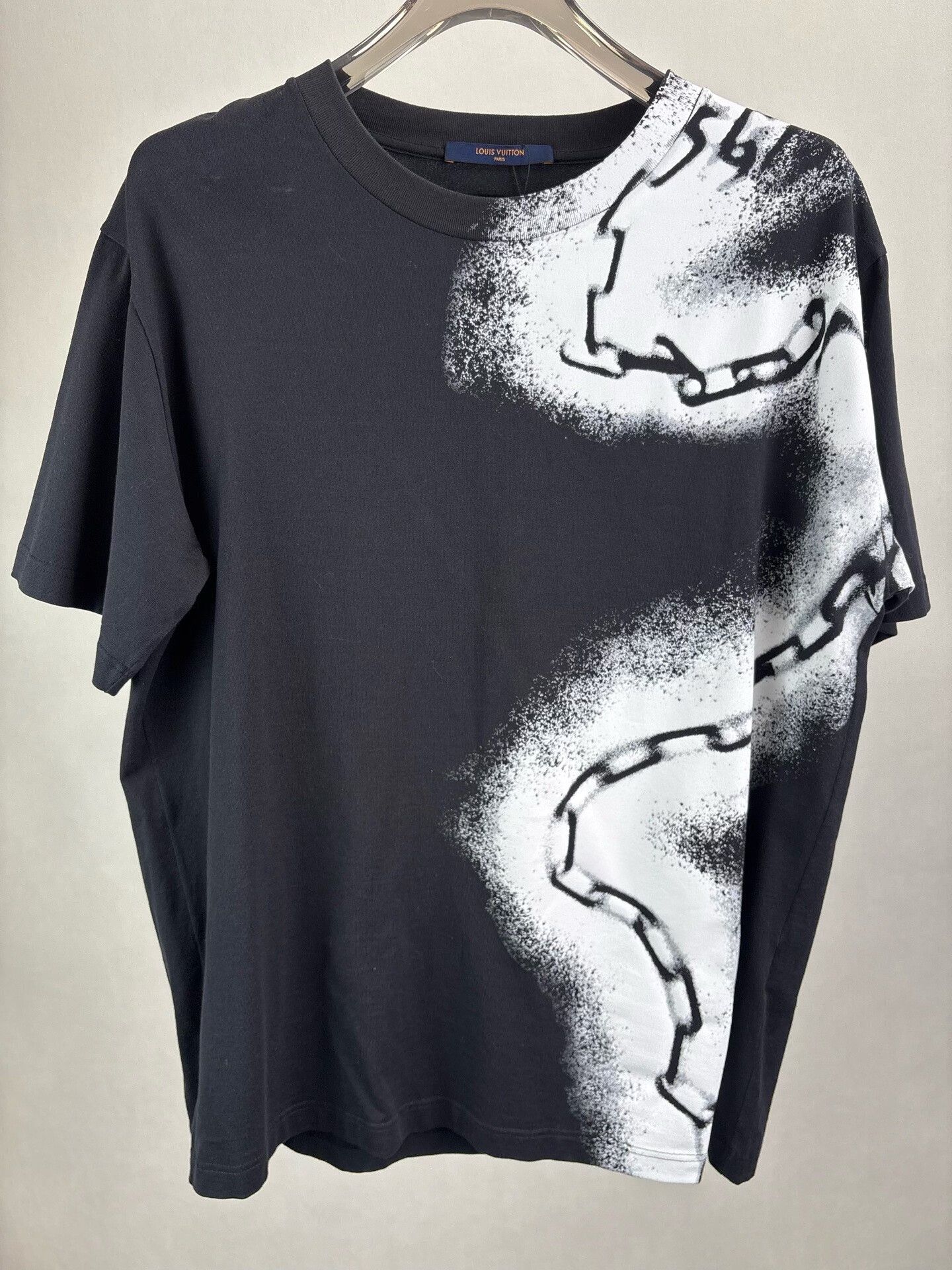 Louis Vuitton Louis Vuitton Chain Print T-Shirt XL Size US XL / EU 56 / 4 - 2 Thumbnail