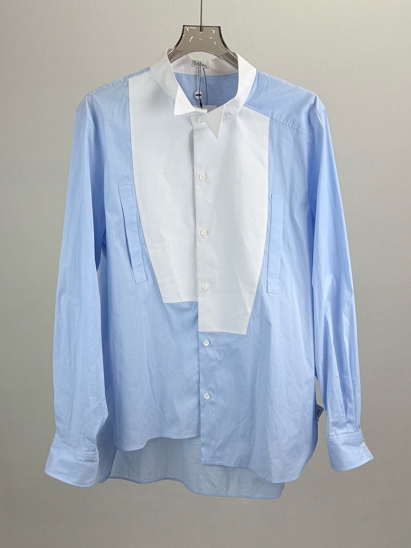 Loewe Loewe Asymmetric Panel Long Sleeve Shirt L Size US L / EU 52-54 / 3 - 2 Thumbnail